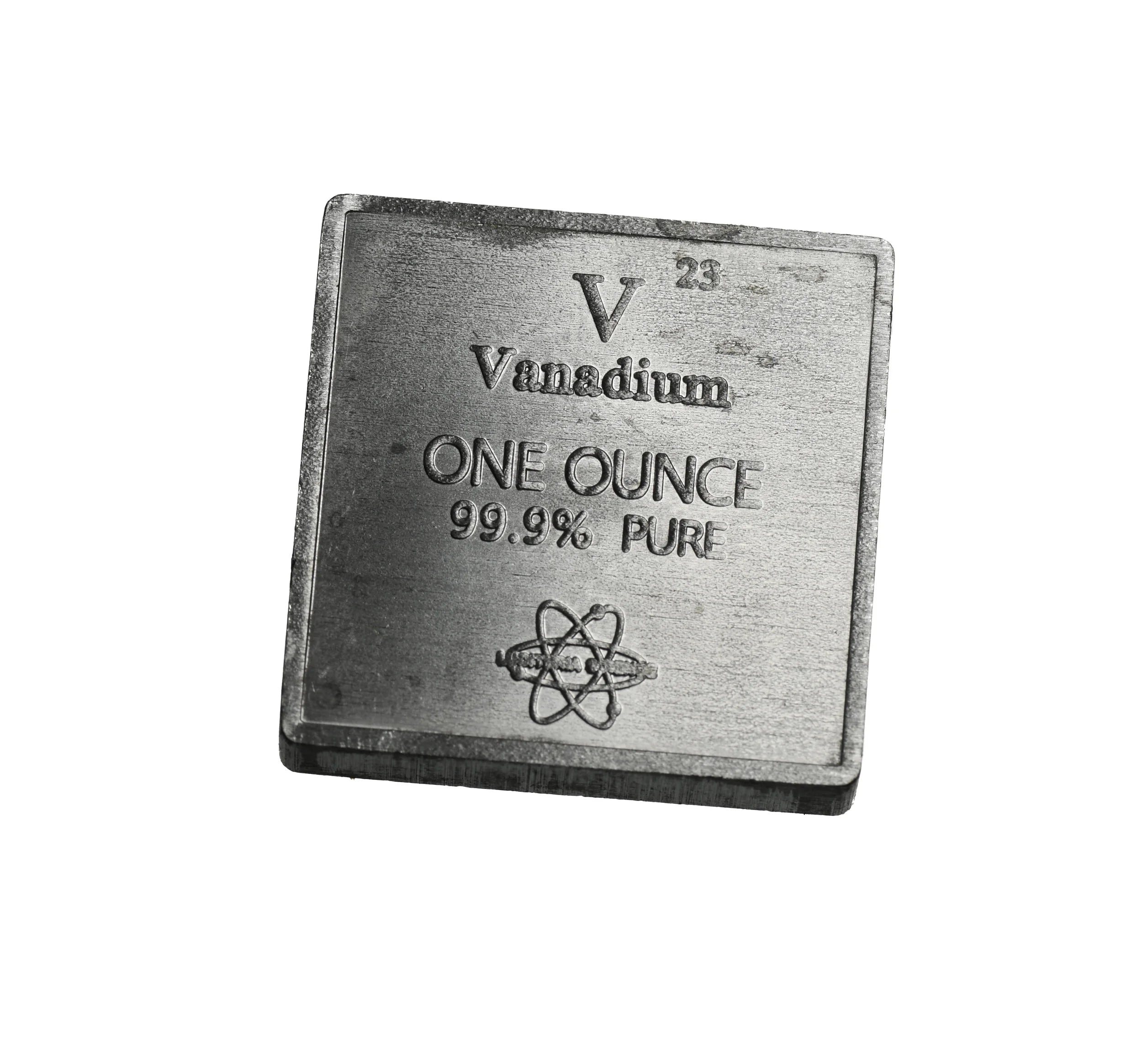 Vanadium .999 1 oz Bar – Luciteria
