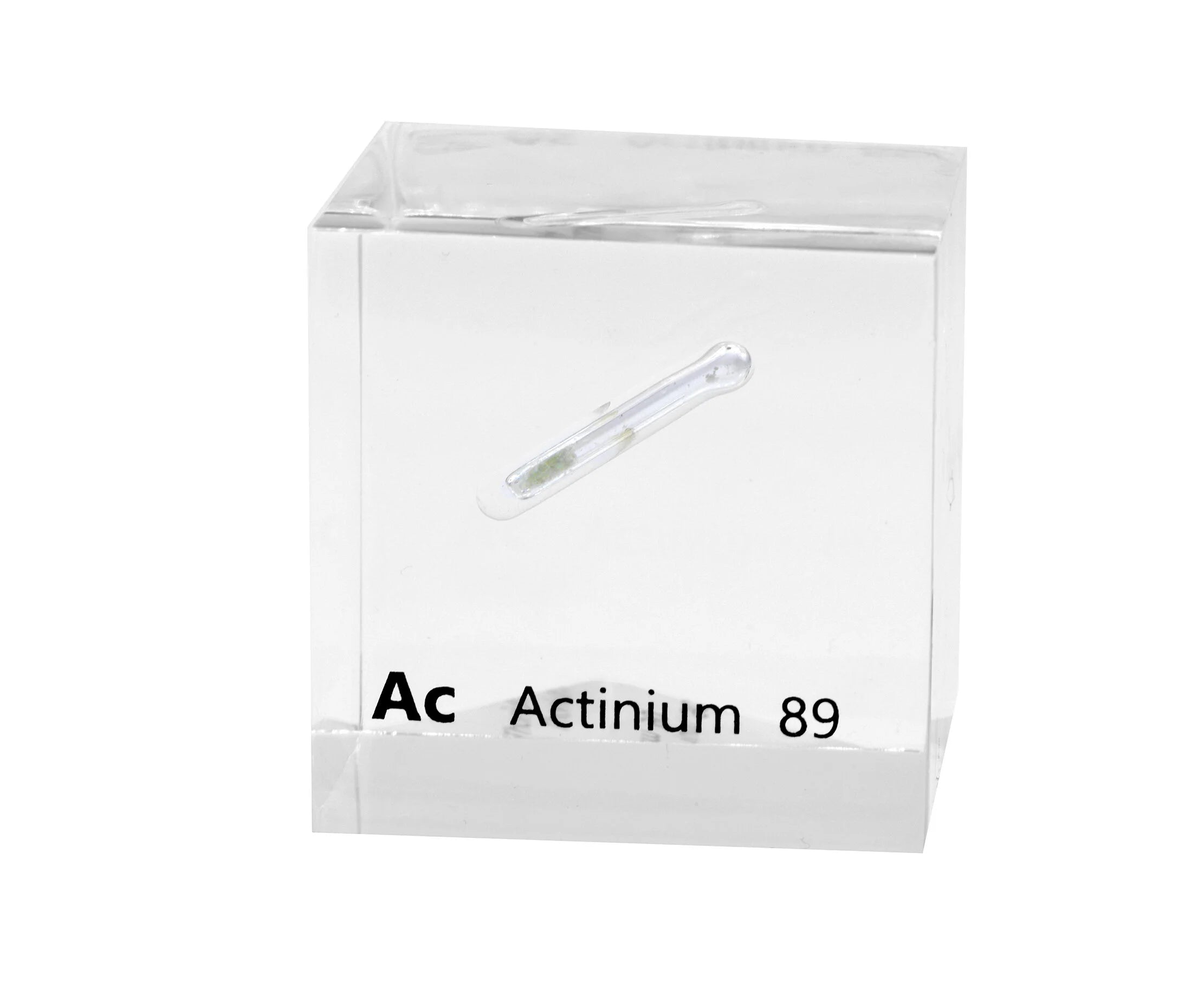 Actinium 50mm Lucite Cube