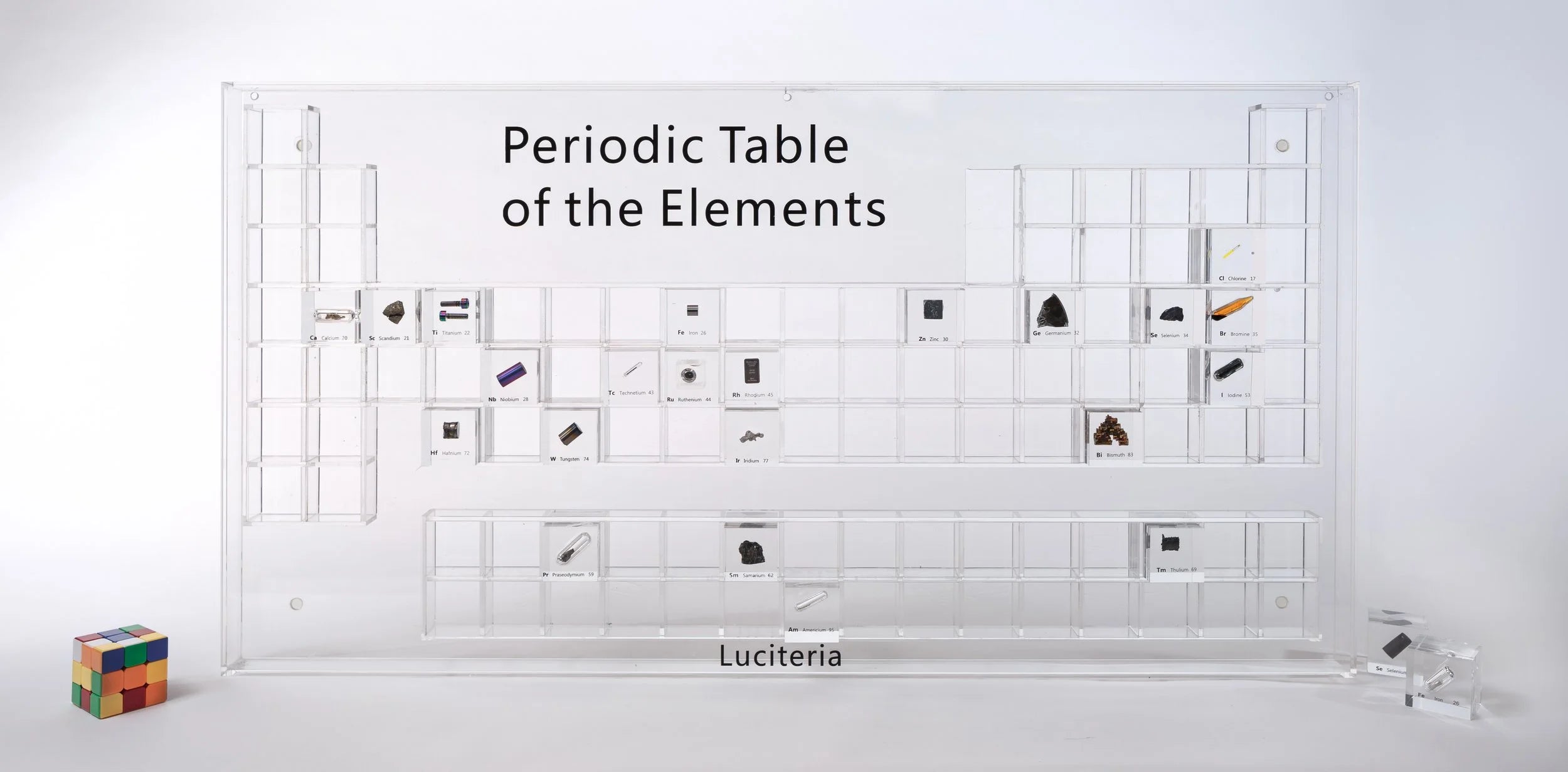 50mm Cubes Display Case