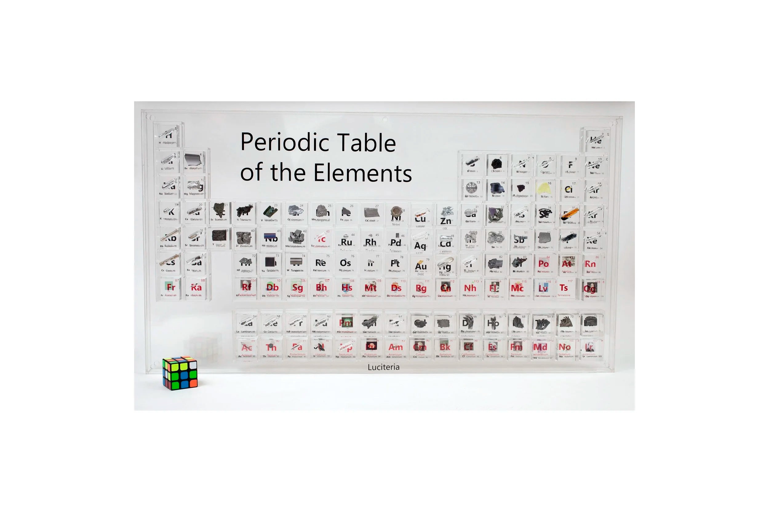 50mm Cubes Display Case