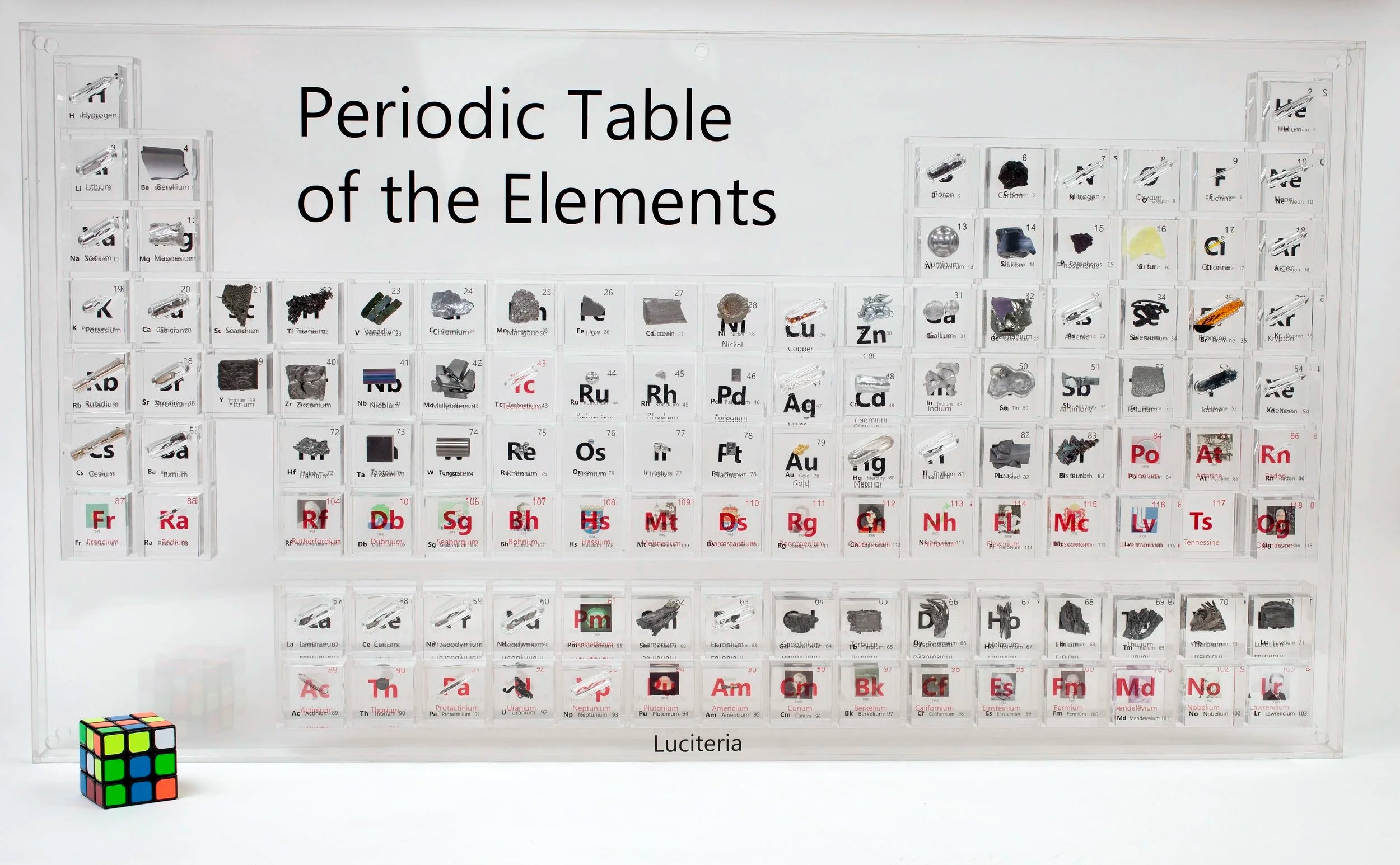 50mm Cubes Display Case