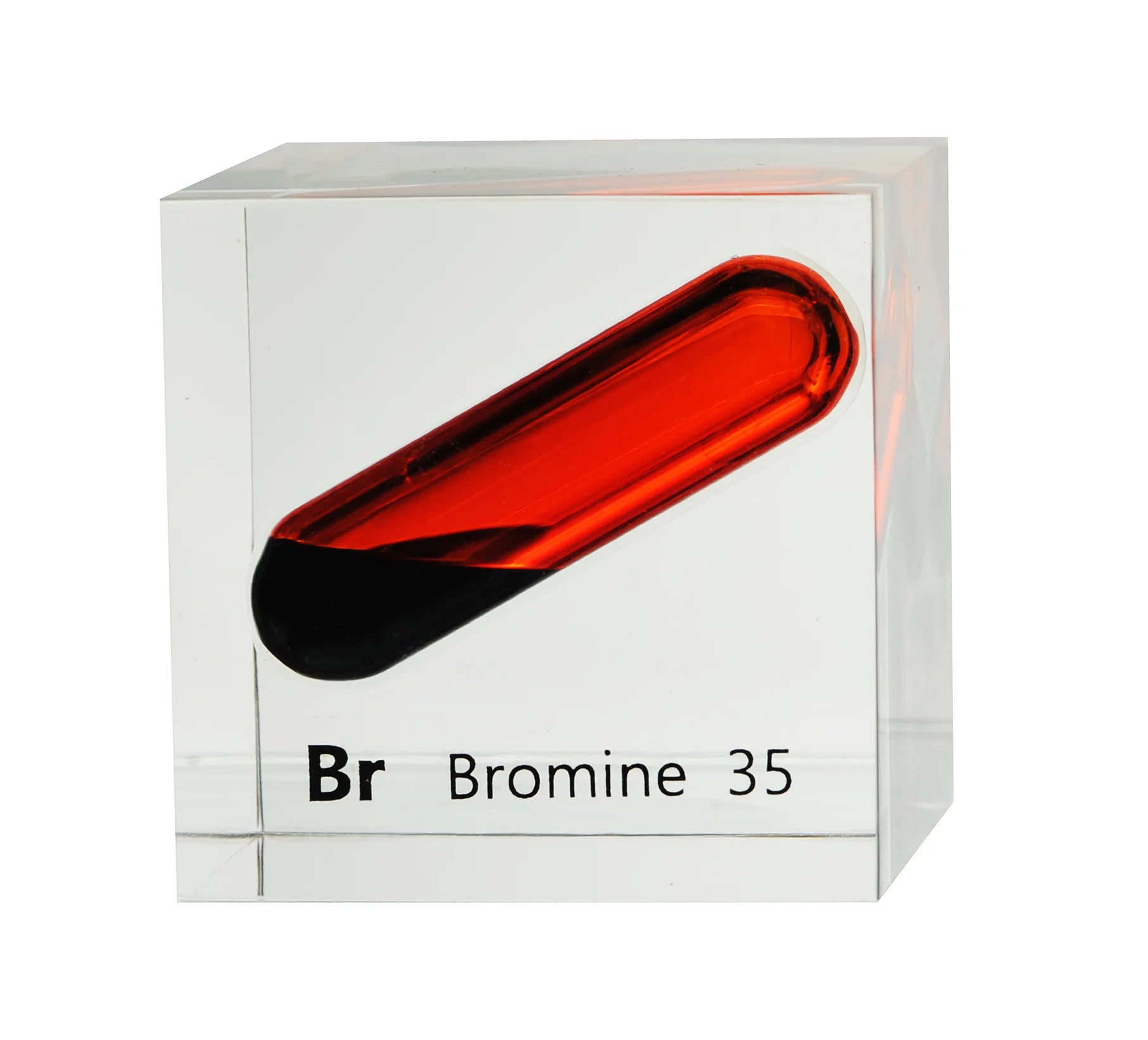 Bromine 50mm Lucite Cube