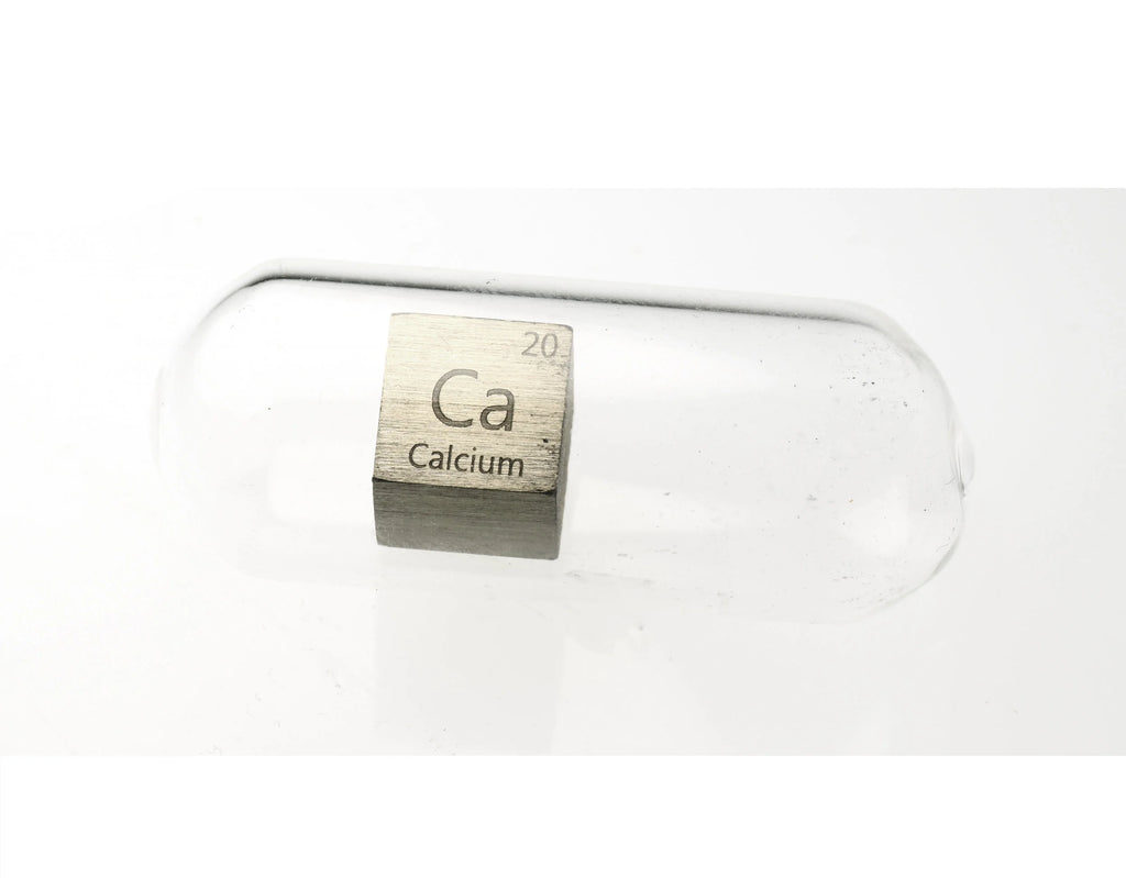 Calcium Metal Cube 99.9% — metal cube element sample for collectors