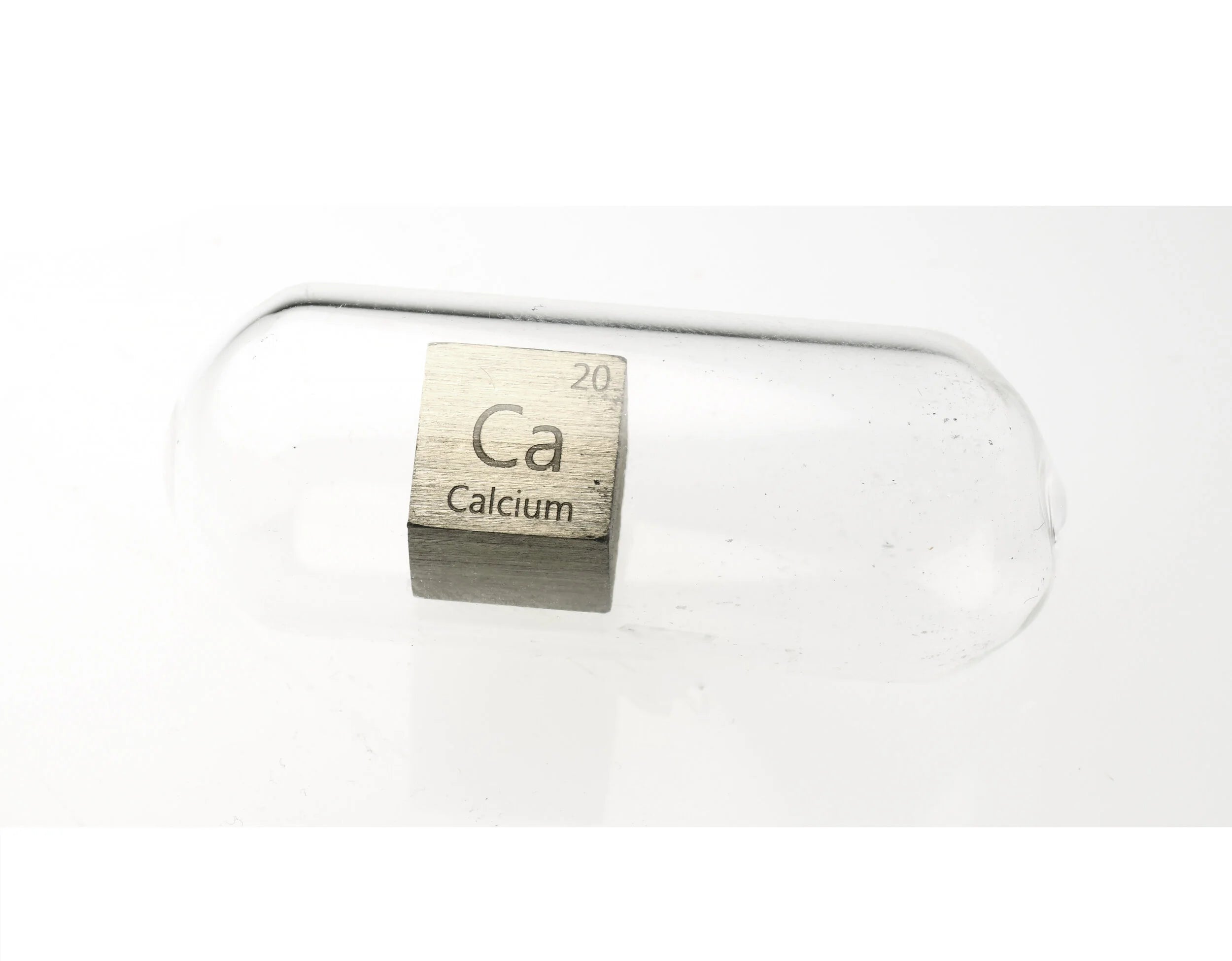 Calcium Metal Cube 99.9% — metal cube element sample for collectors