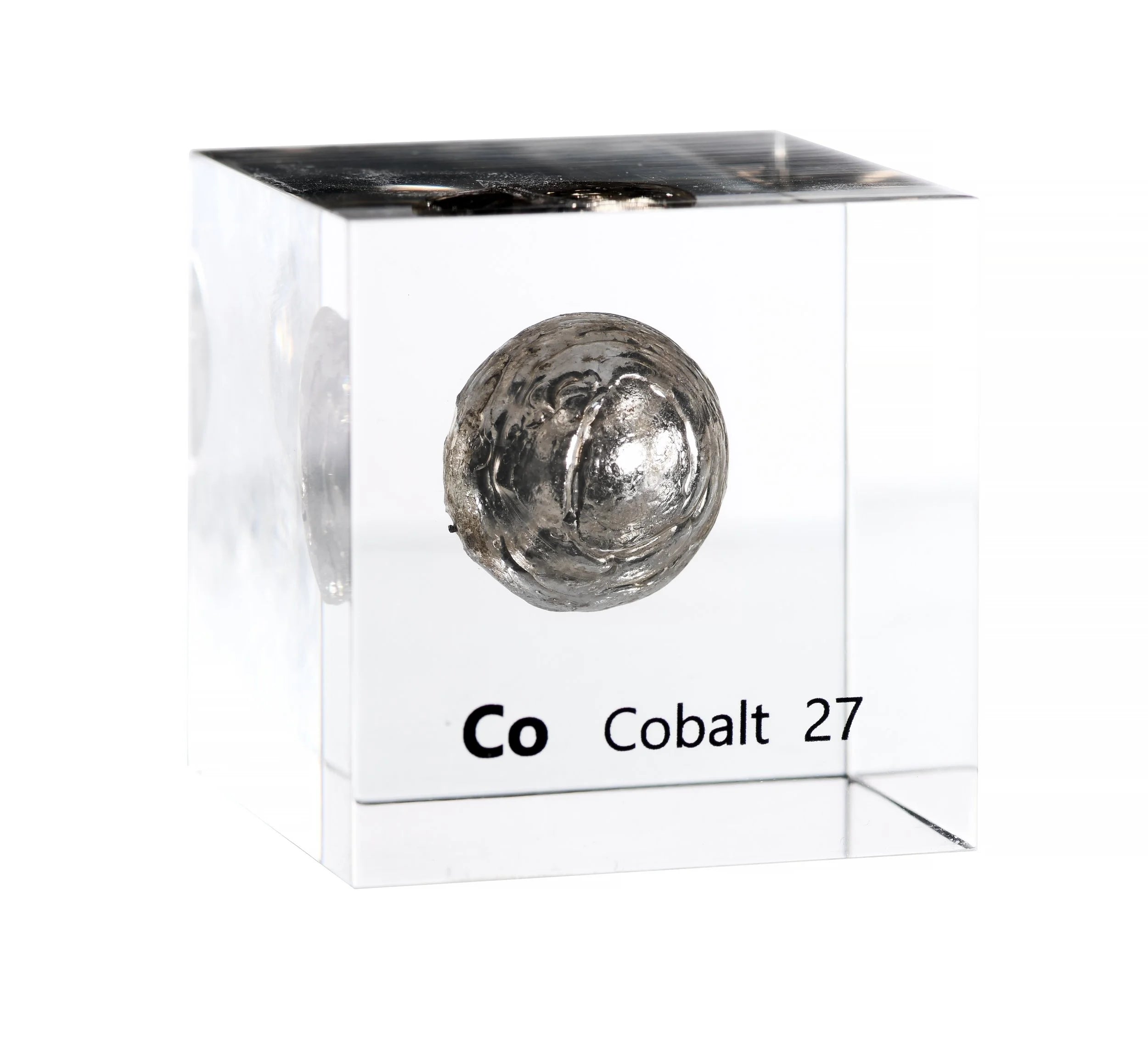 Cobalt 50mm Lucite Cube