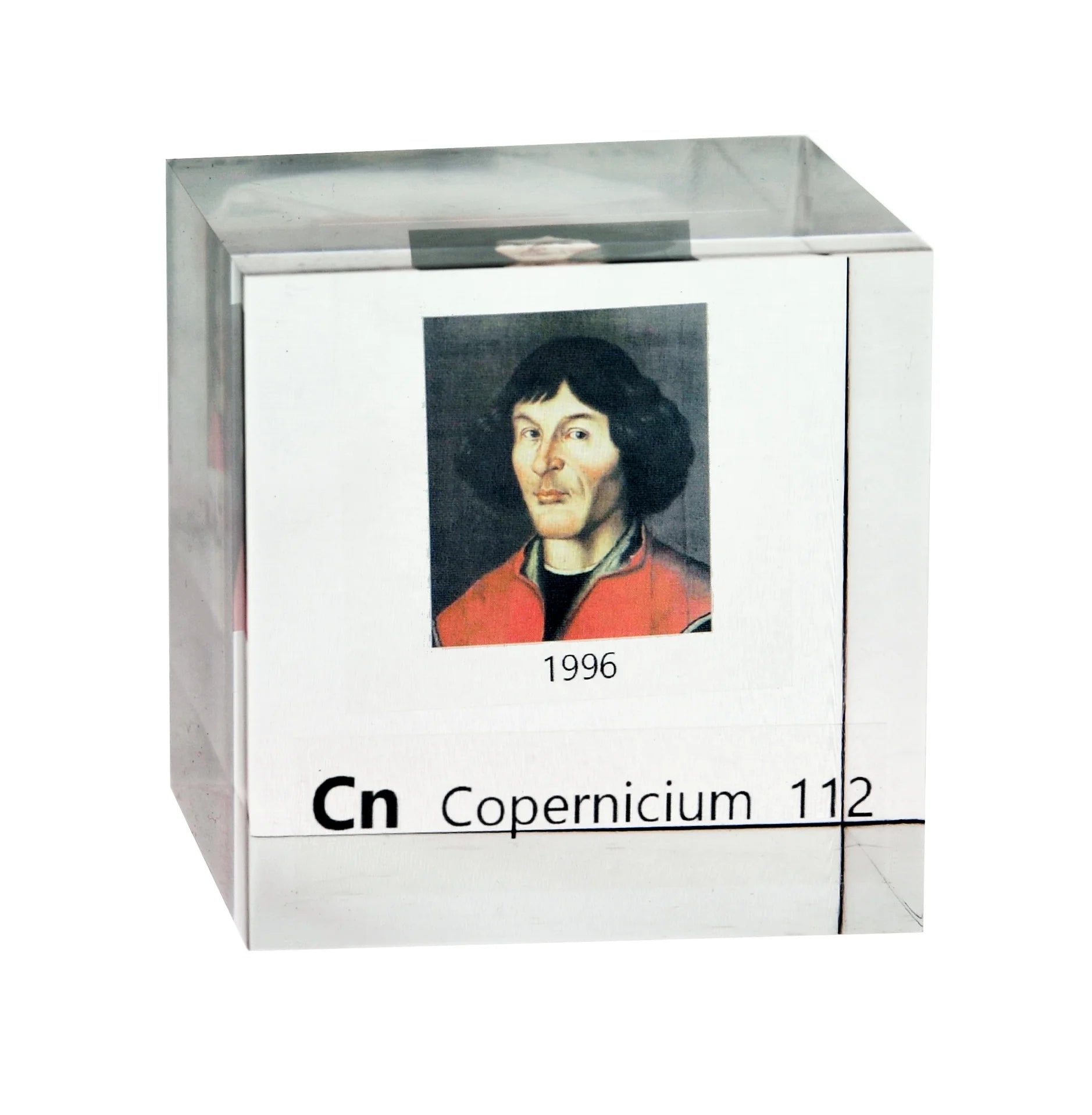 Copernicium 50mm Lucite Cube