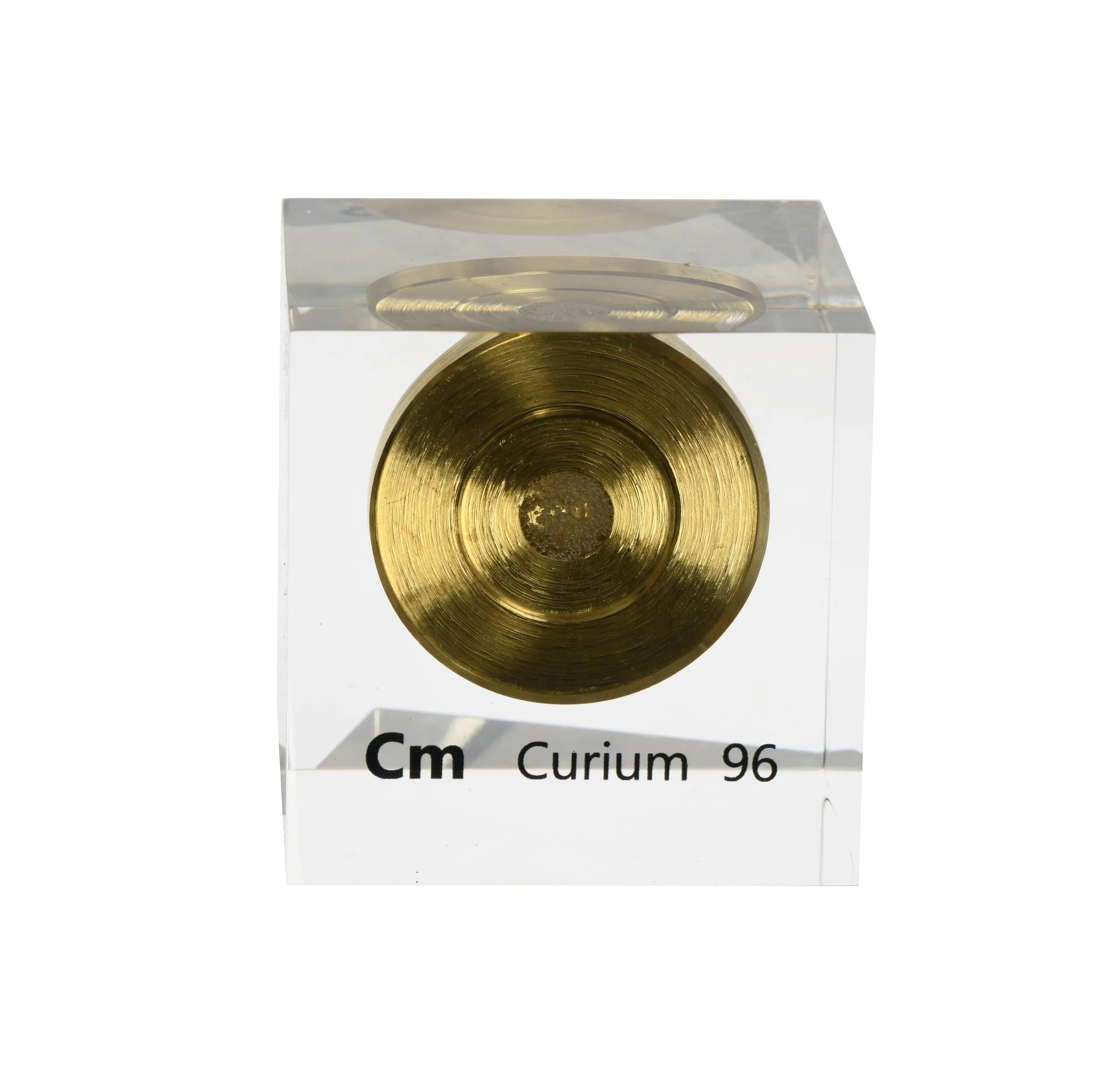 Curium 50mm Lucite Cube