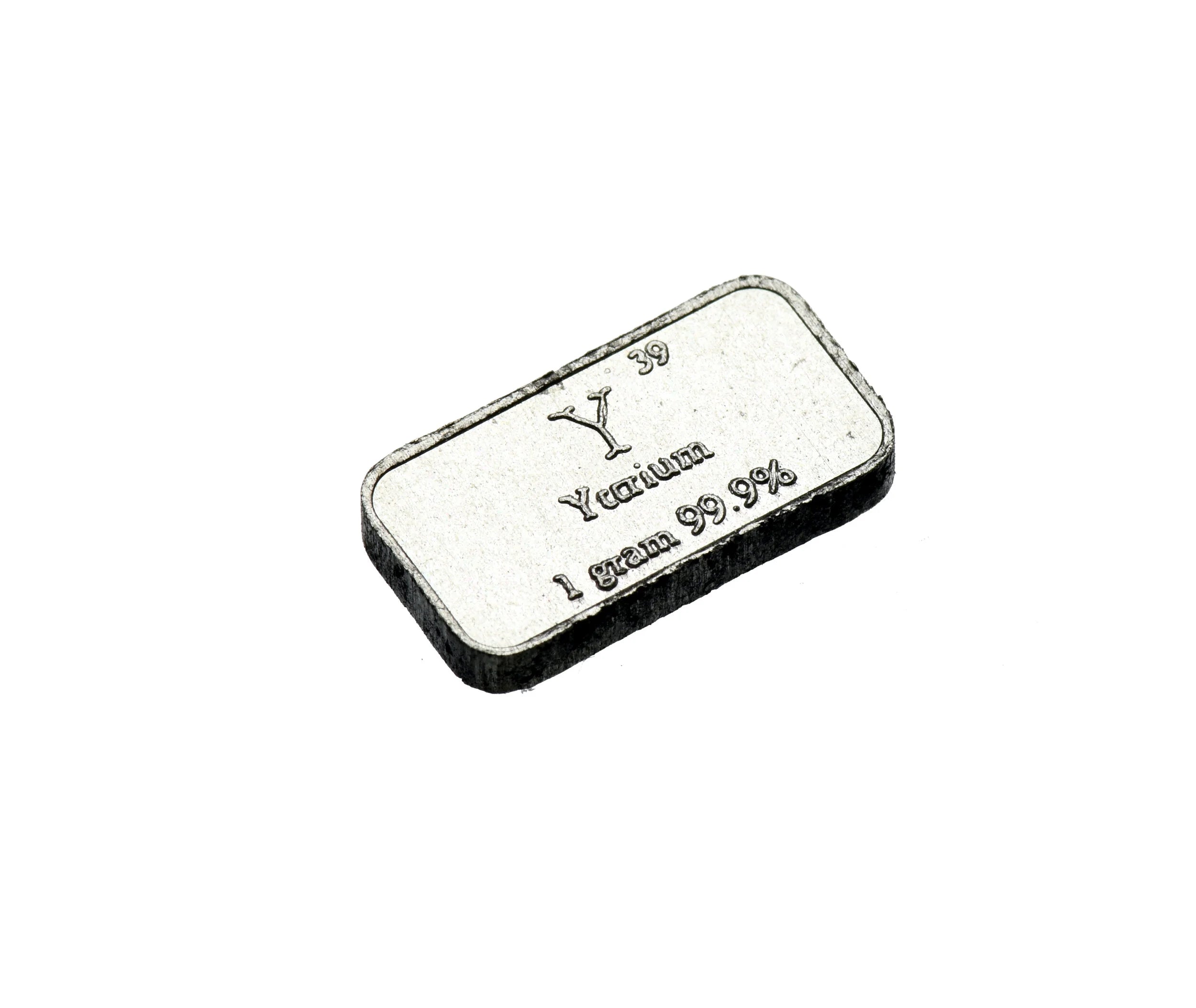 Yttrium .999 1 Gram Bar