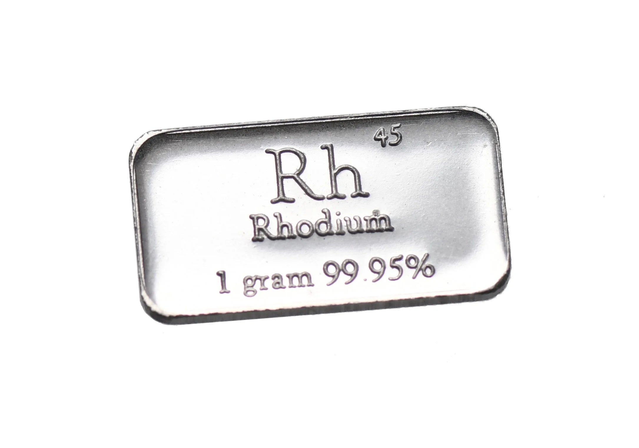 Rhodium .9995 1 Gram Bar
