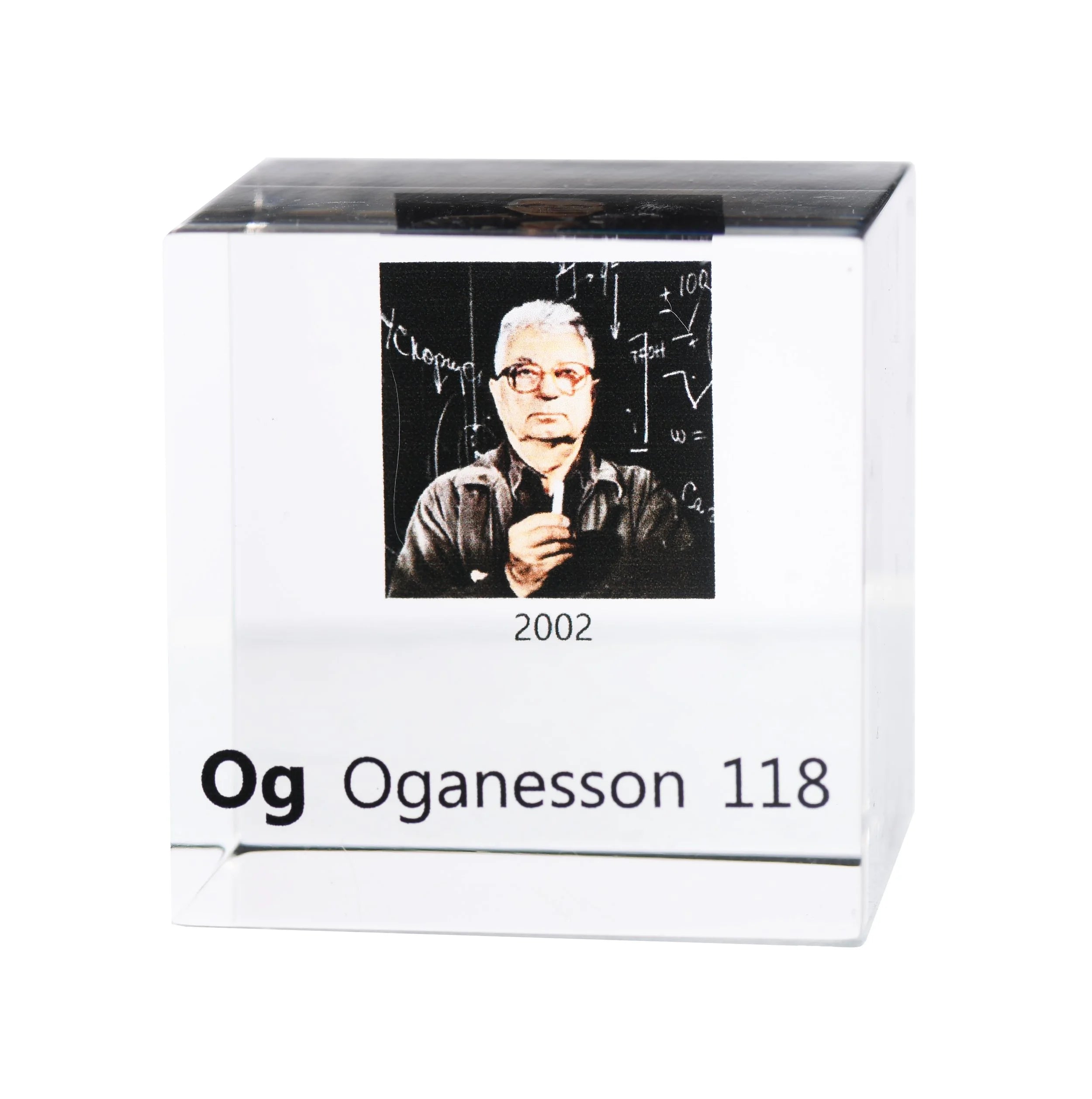 Oganesson 50mm Lucite Cube