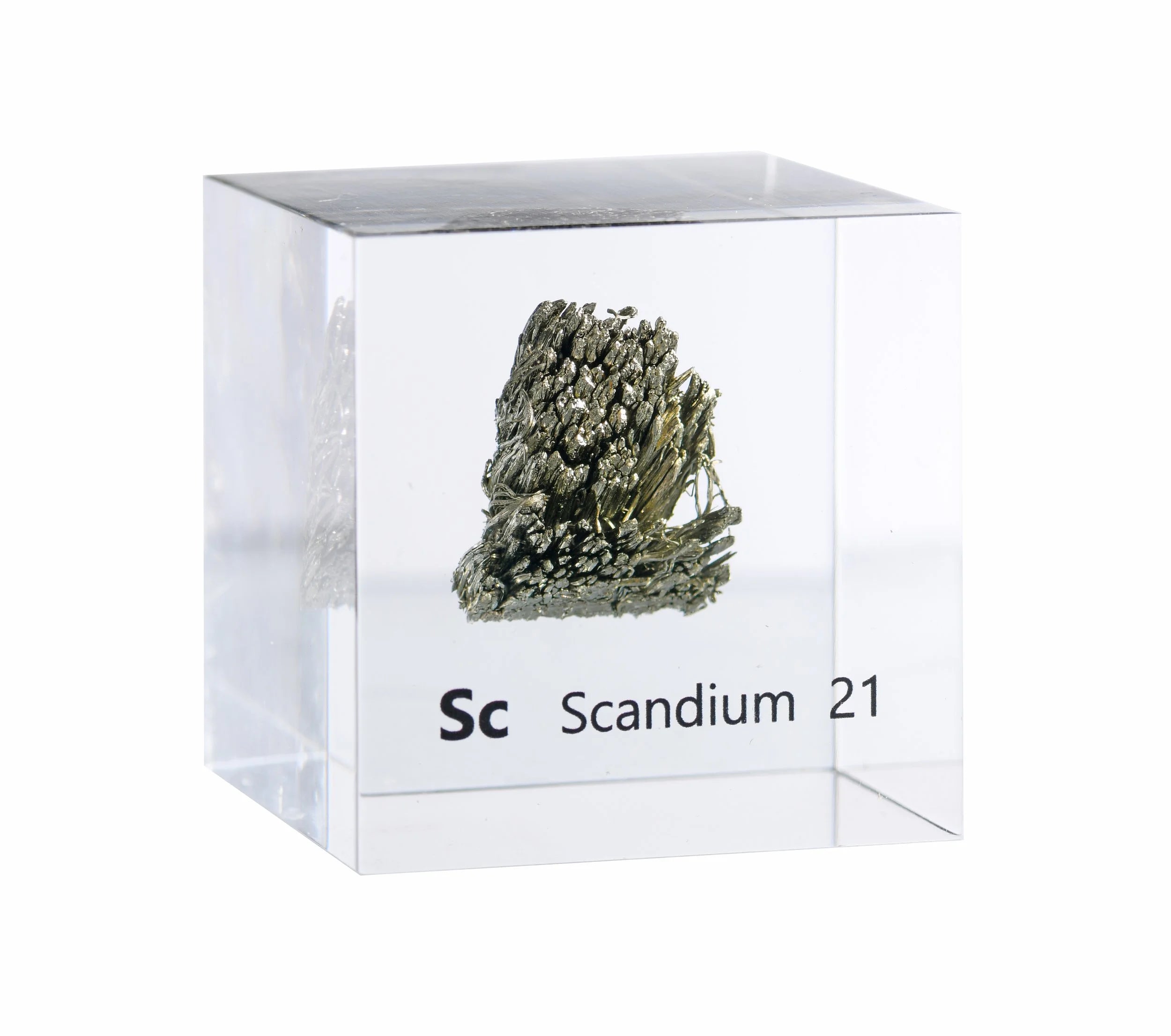 Scandium 50mm Lucite Cube
