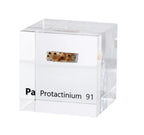 Protactinium 50mm Lucite Cube