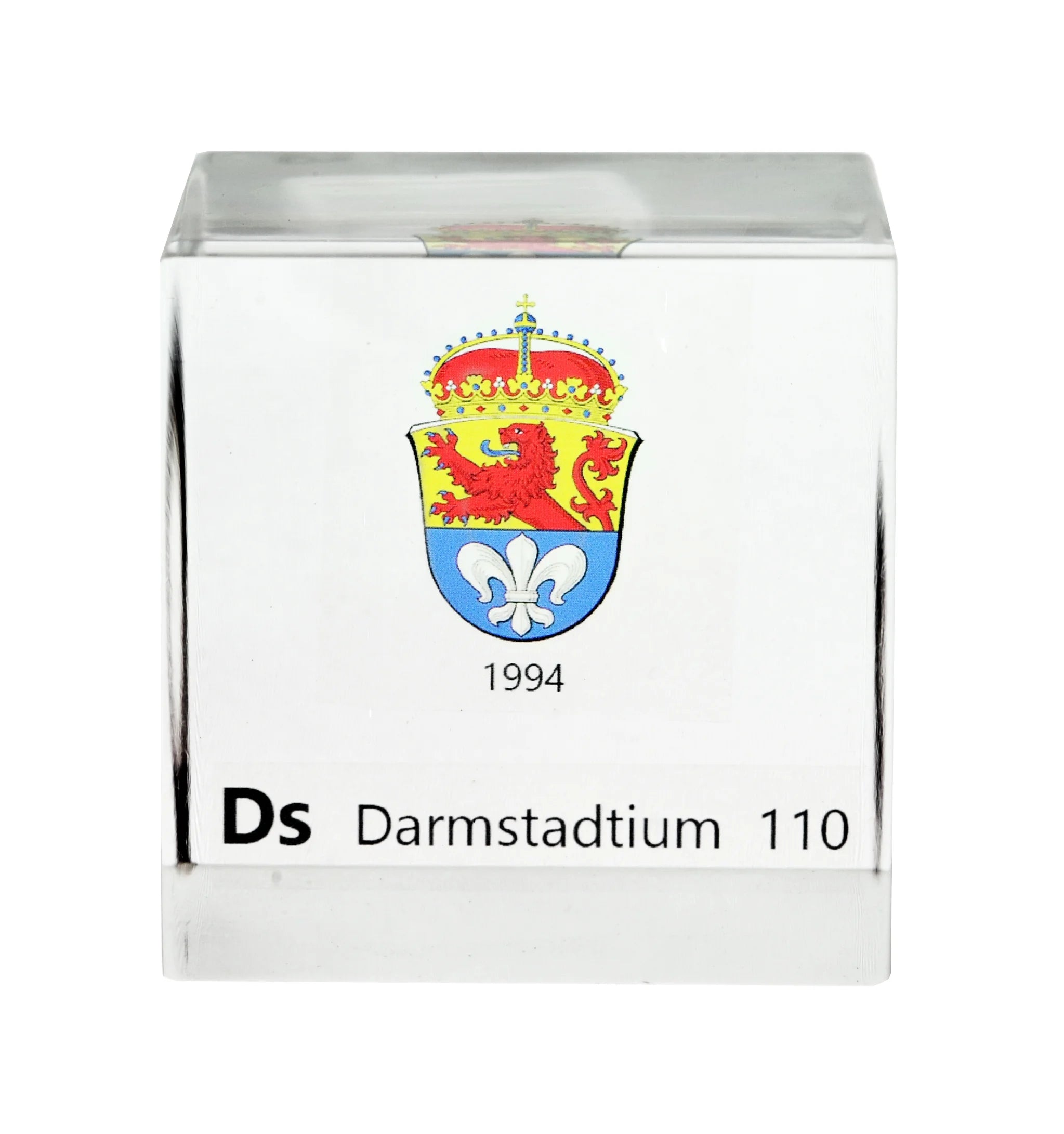 Darmstadtium 50mm Lucite Cube