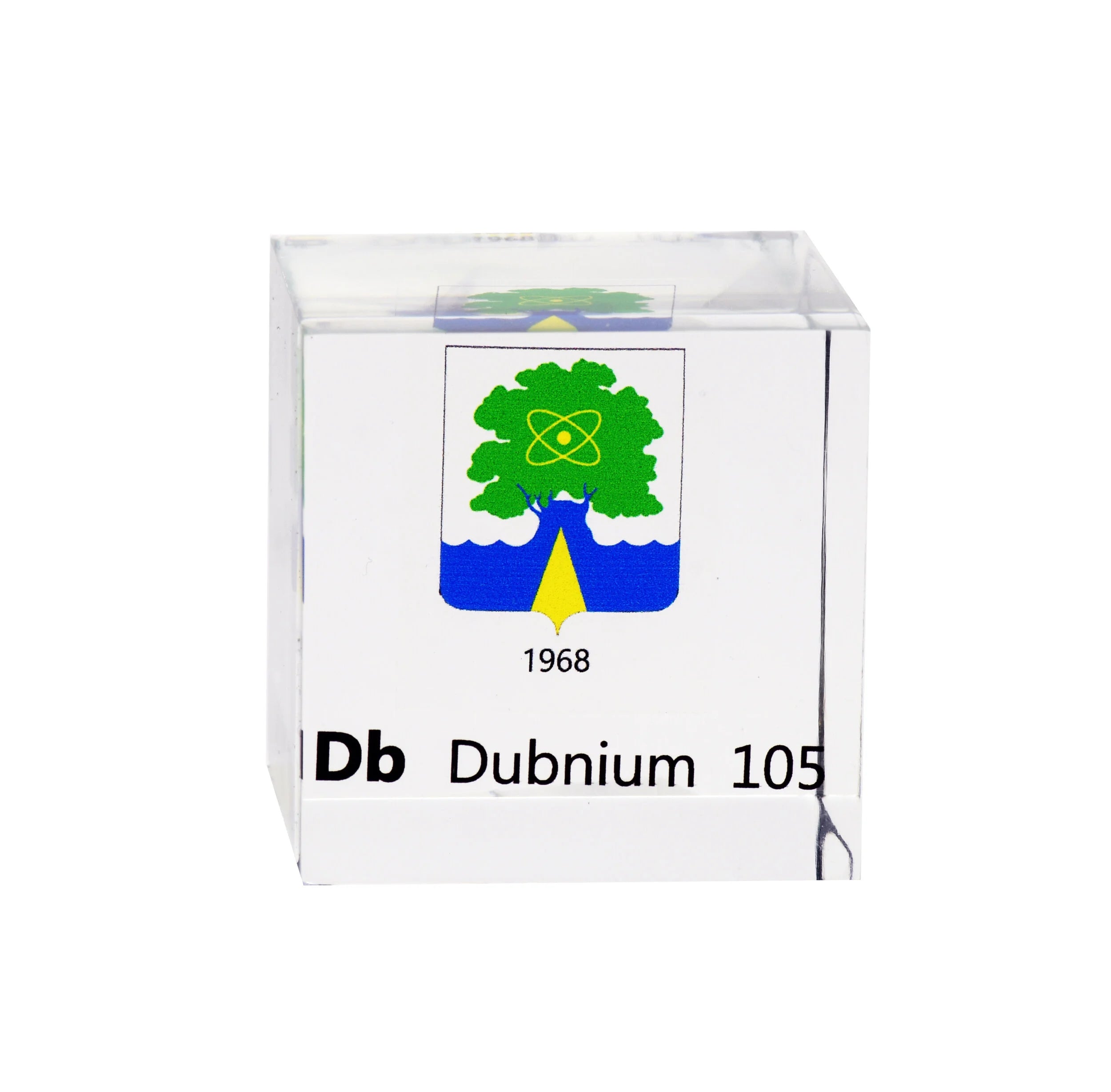 Dubnium 50mm Lucite Cube