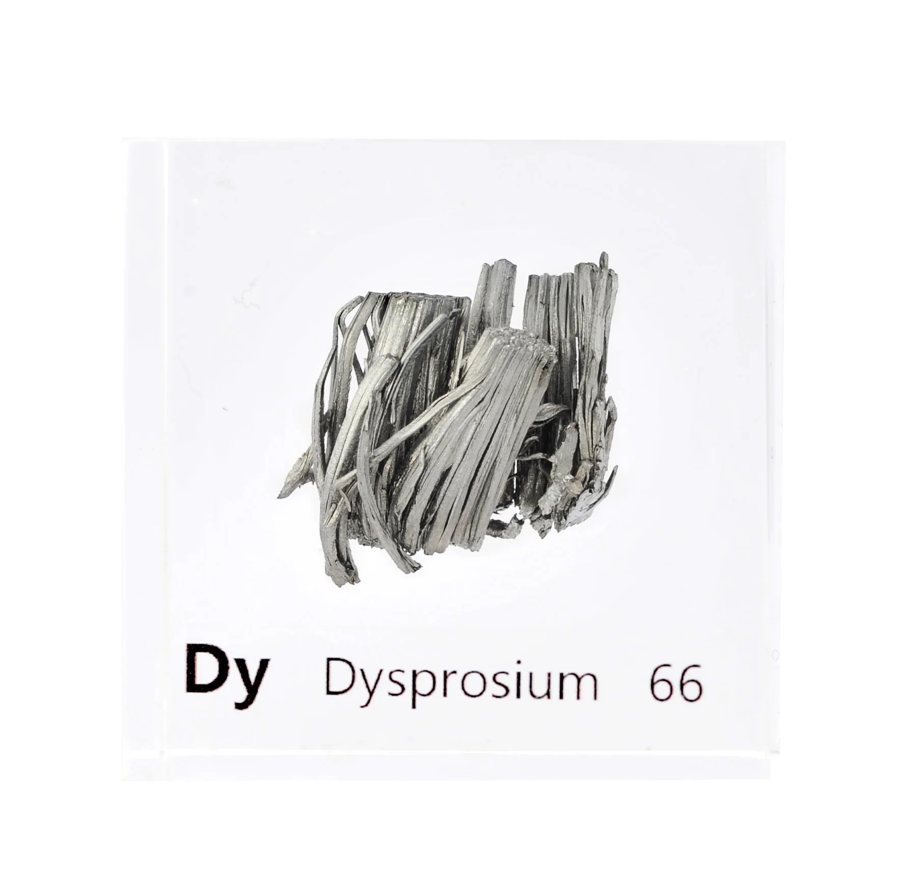 Dysprosium 50mm Lucite Cube