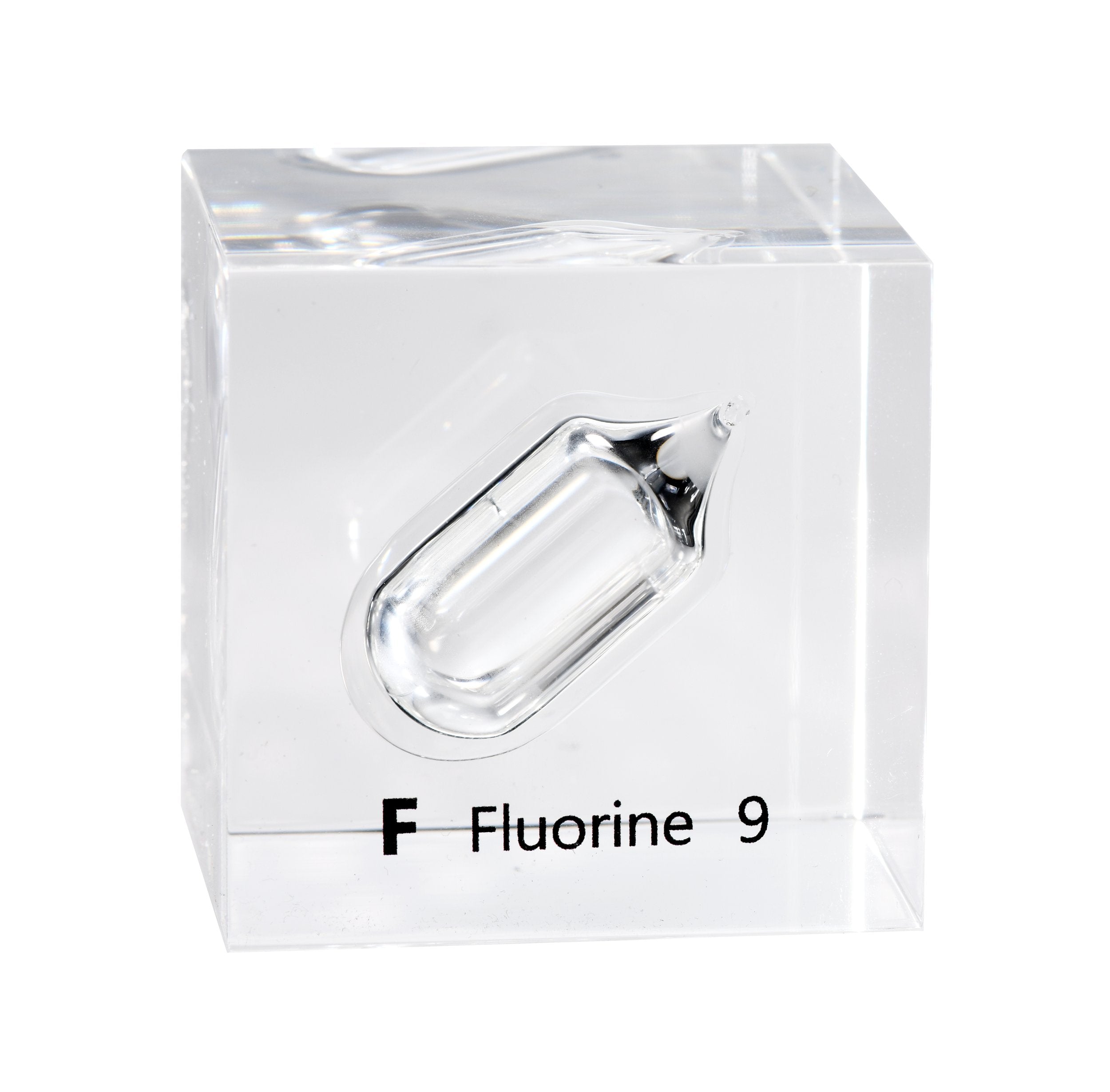 Fluorine 50mm Lucite Cube