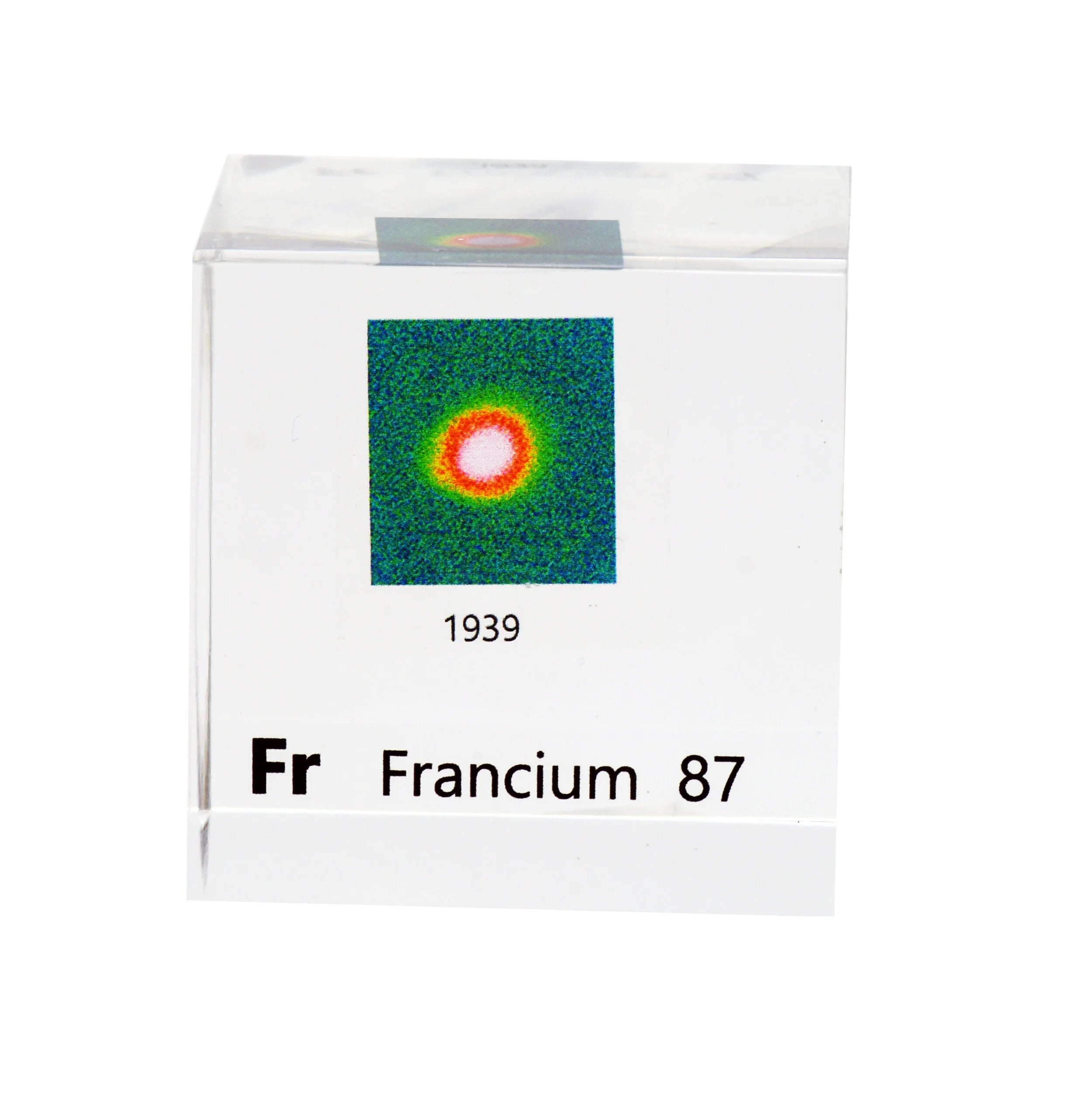 Francium 50mm Lucite Cube