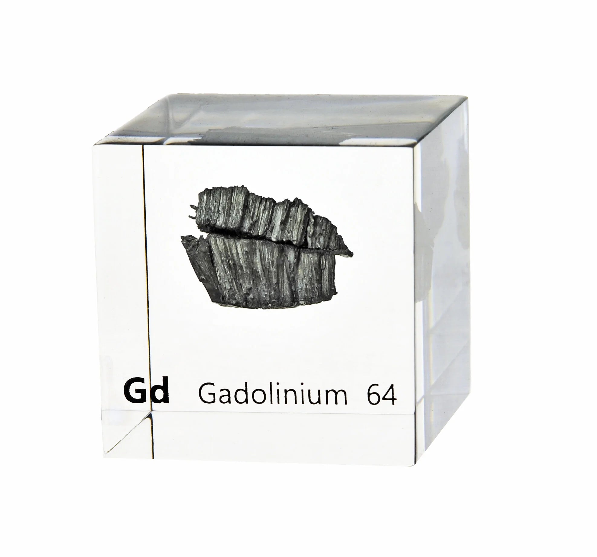 Gadolinium 50mm Lucite Cube