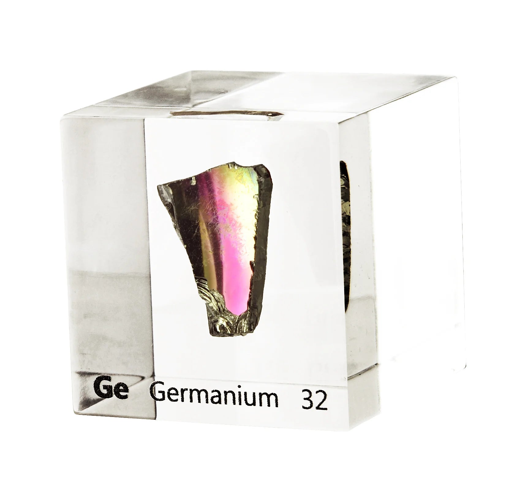 Germanium 50mm Lucite Cube