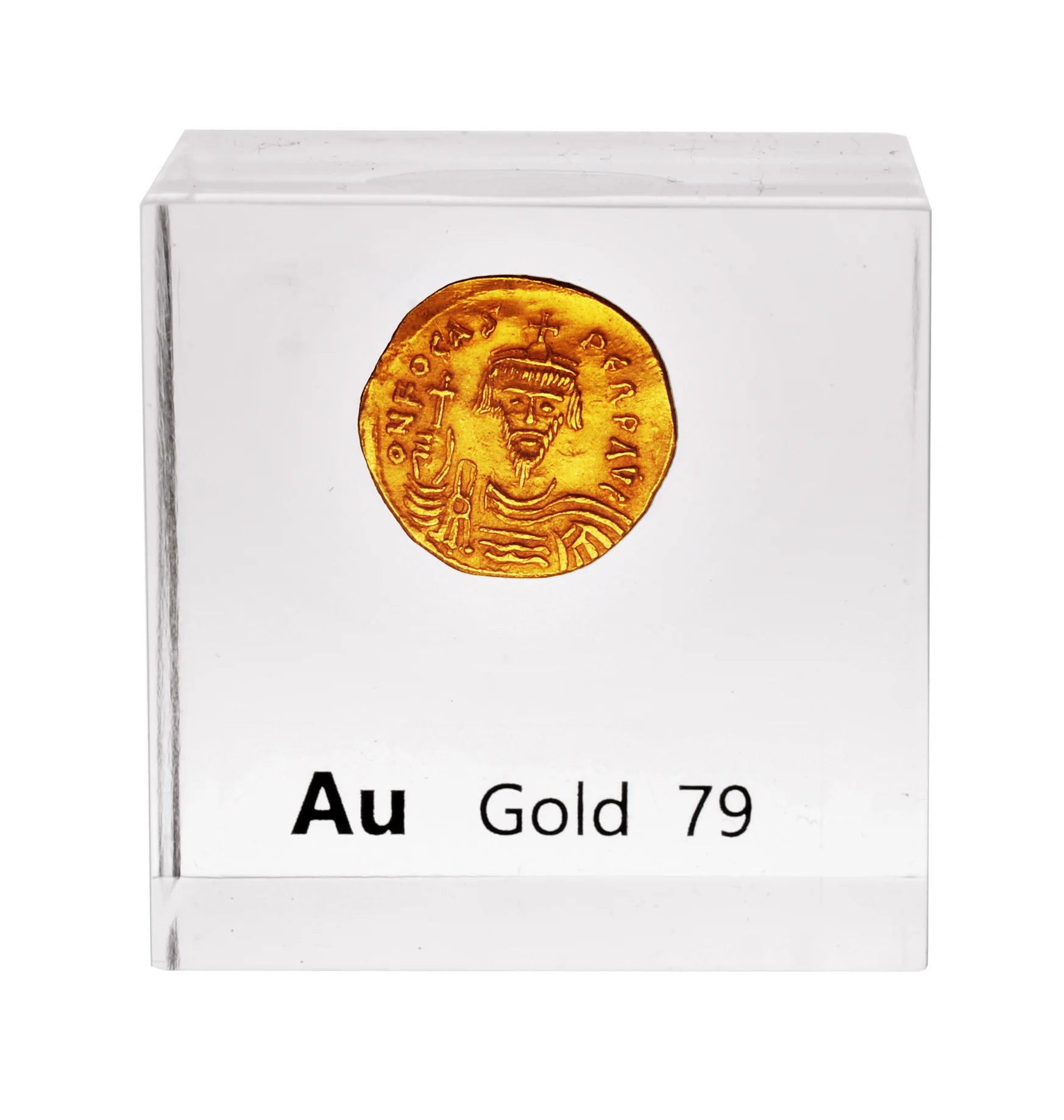 Gold 50mm Lucite Cube