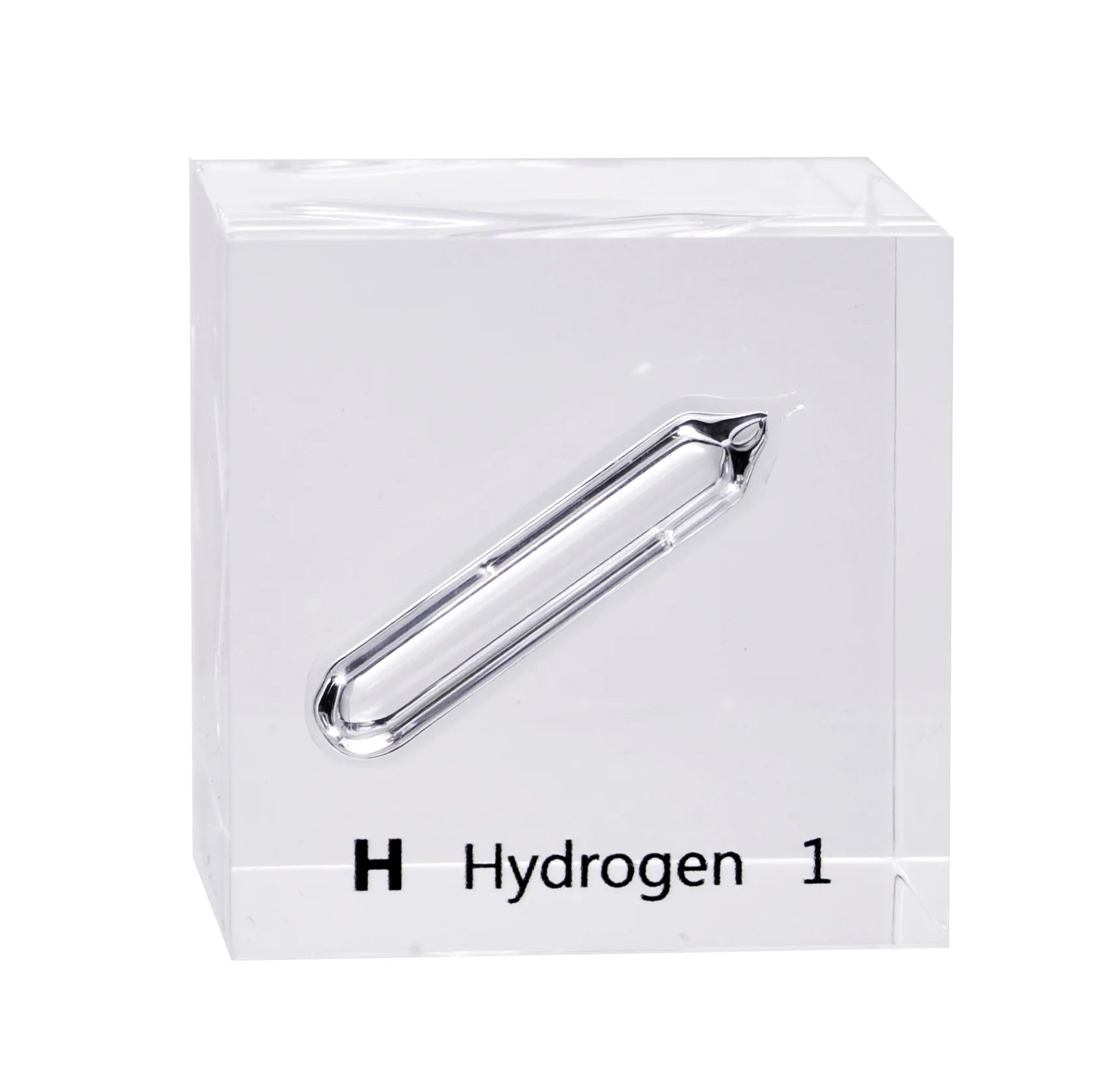 Hydrogen 50mm Lucite Cube