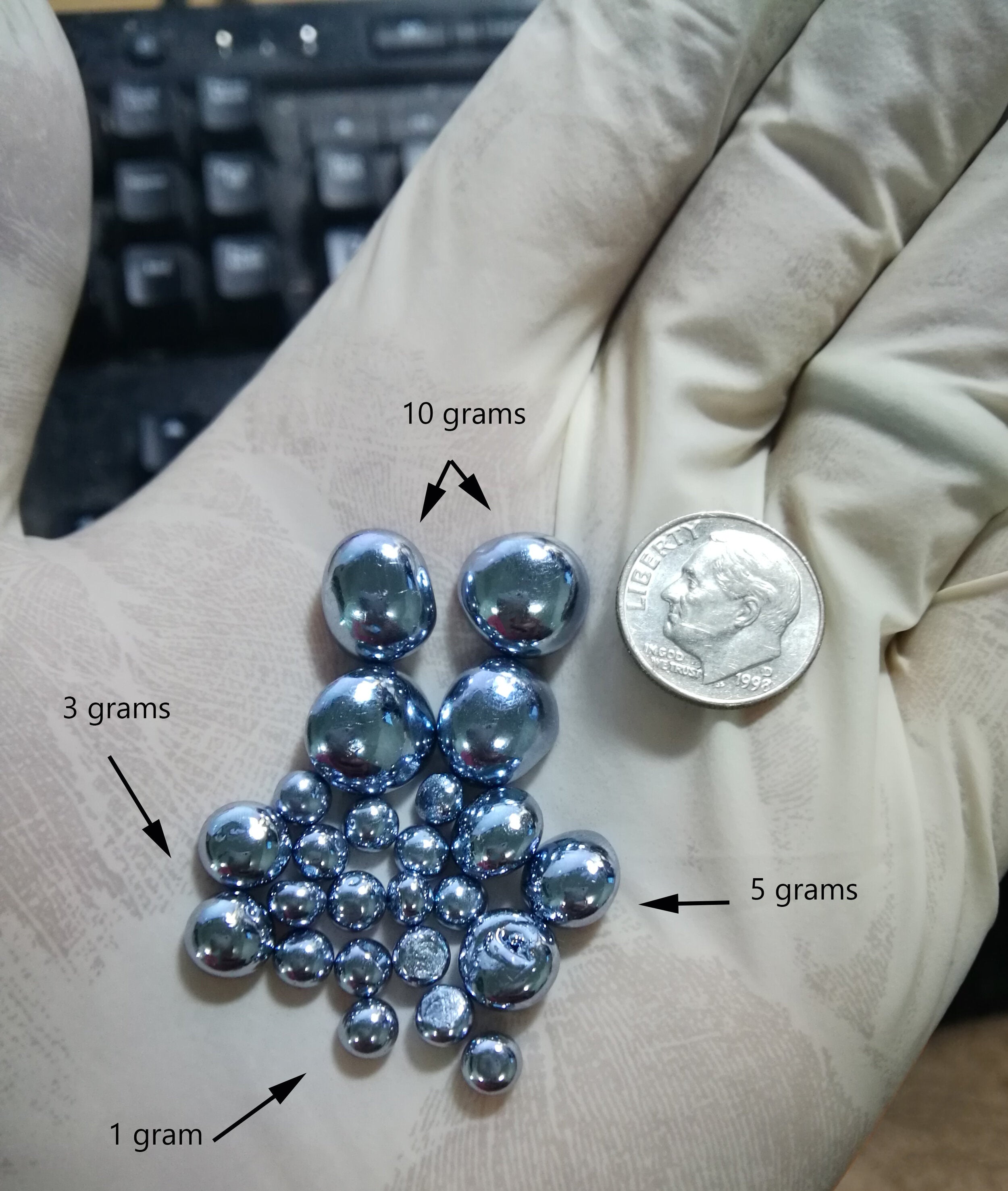 Osmium metal 99.95%