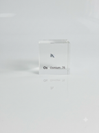 Osmium Crystalline 50mm Lucite Cube
