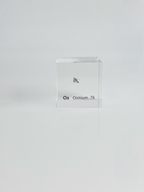 Osmium Crystalline 50mm Lucite Cube