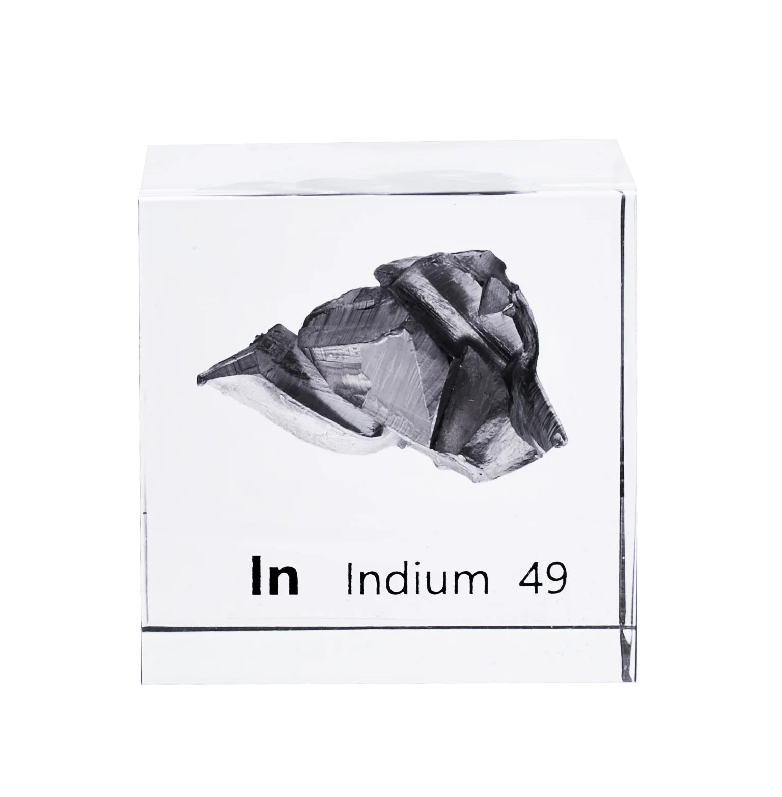 Indium 50mm Lucite Cube