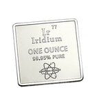 Iridium .9995 1 oz Bar — bar element specimen for collectors