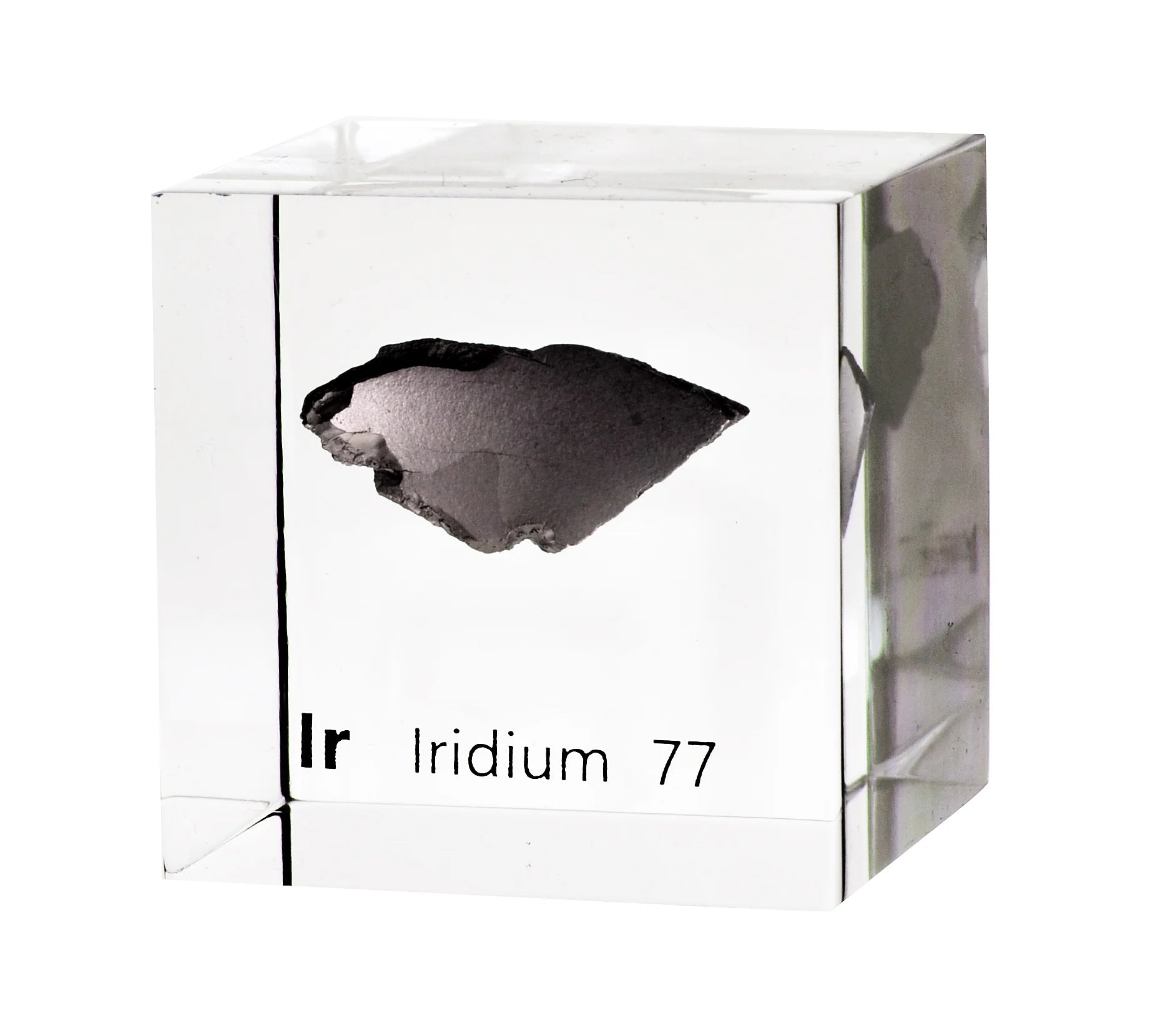 Iridium 50mm Lucite Cube