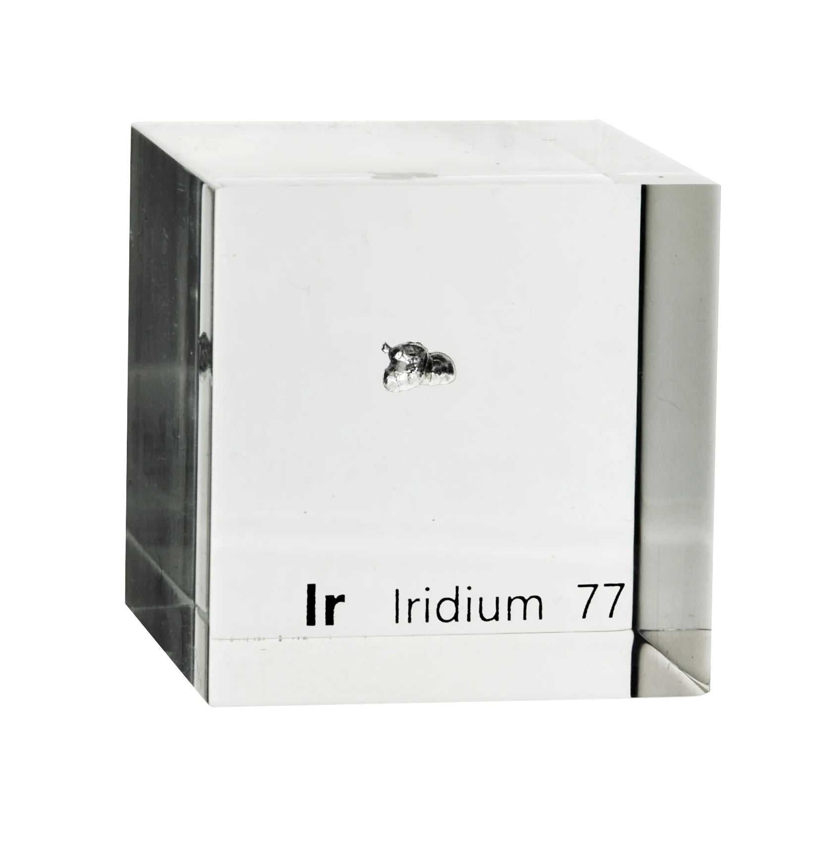 Iridium 50mm Lucite Cube