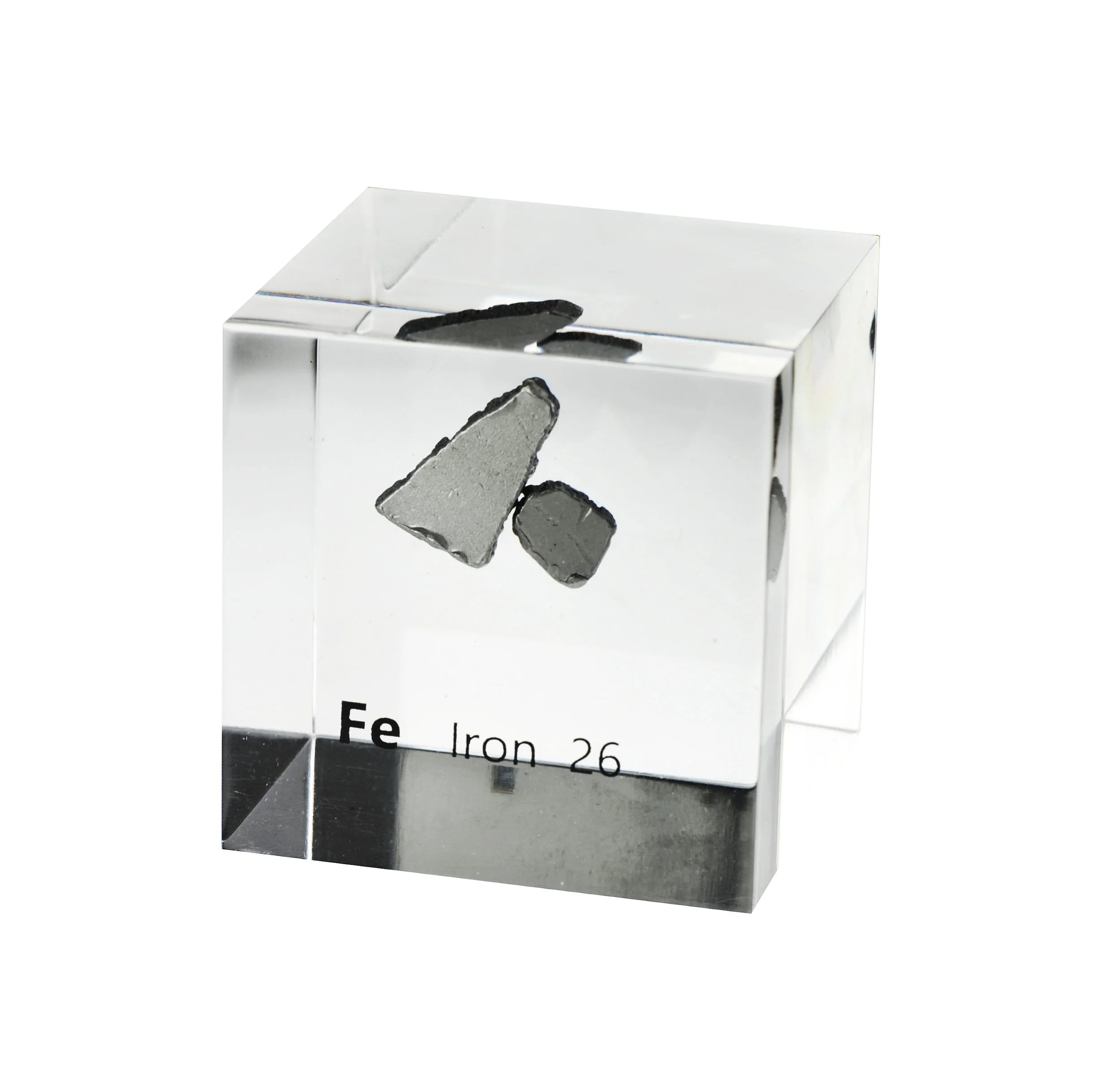 Iron 50mm Lucite Cube