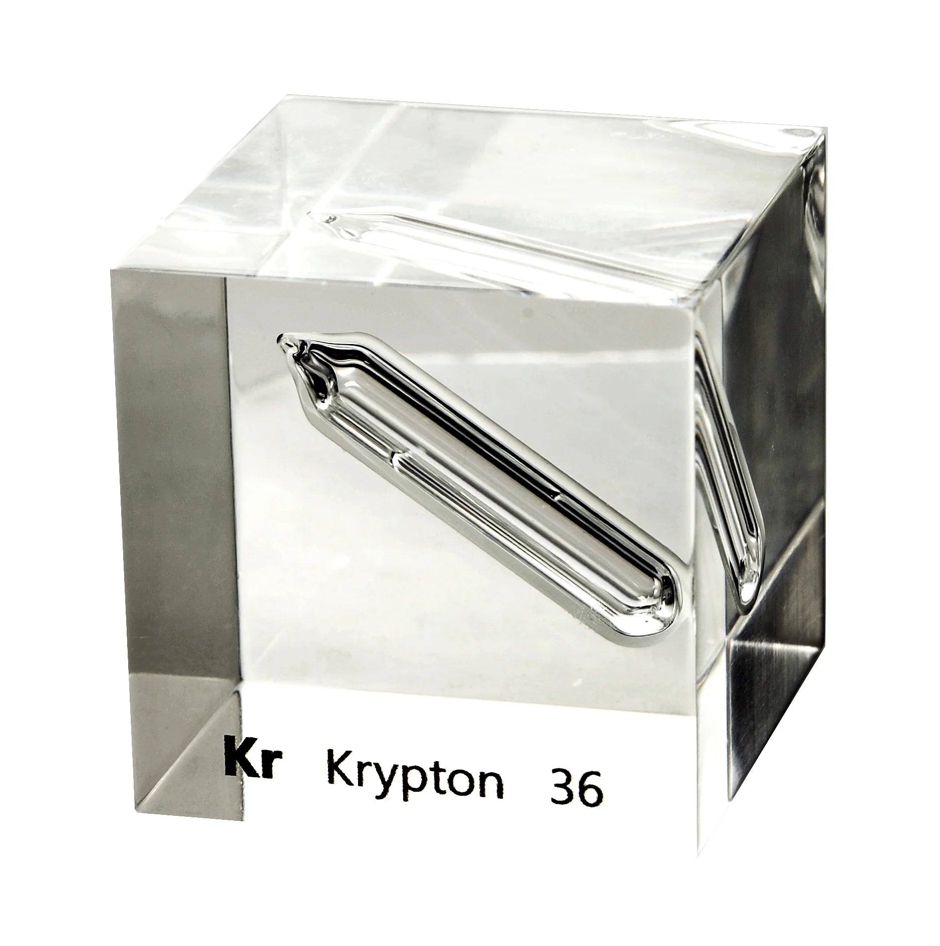Krypton 50mm Lucite Cube