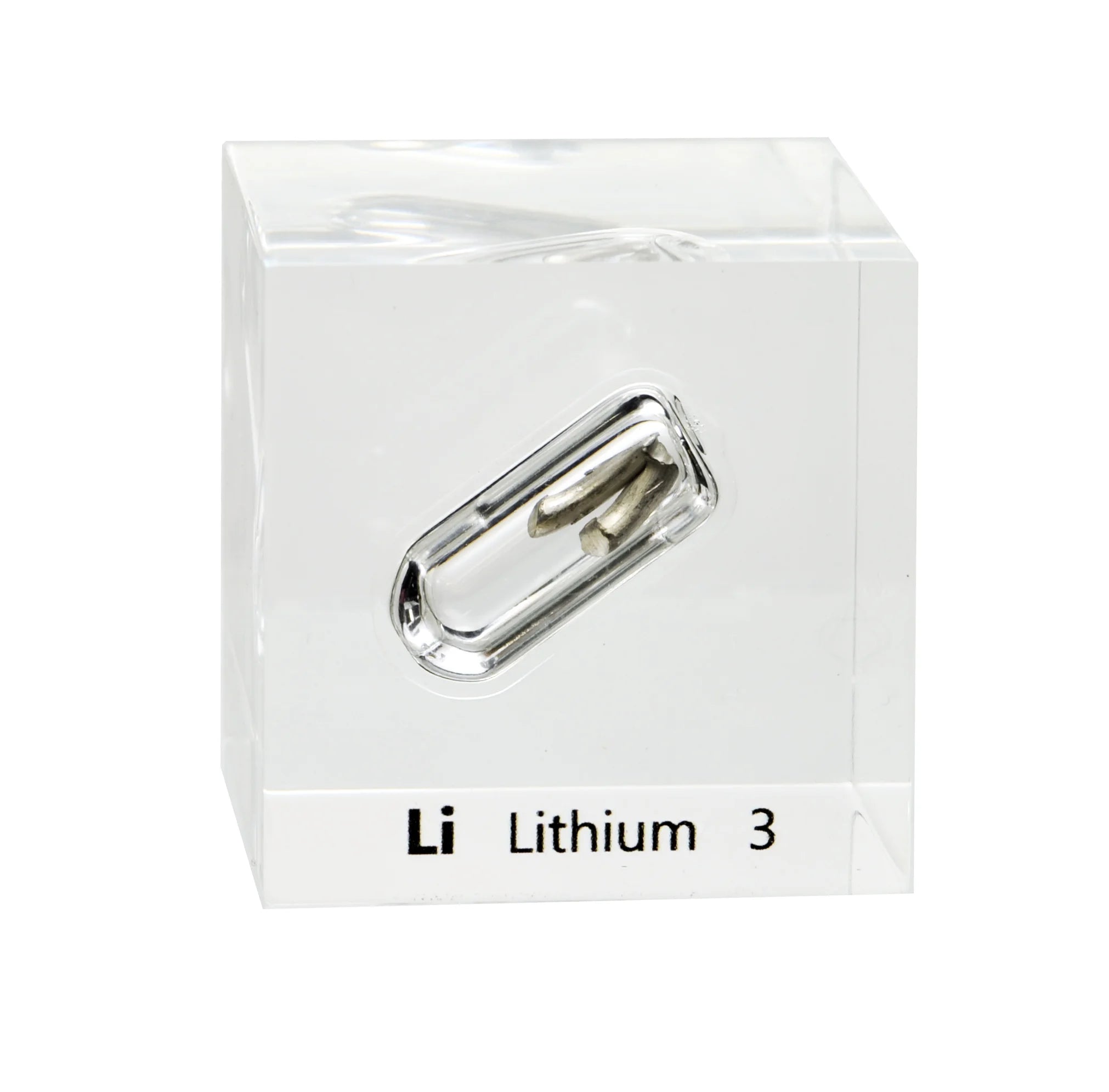 Lithium 50mm Lucite Cube