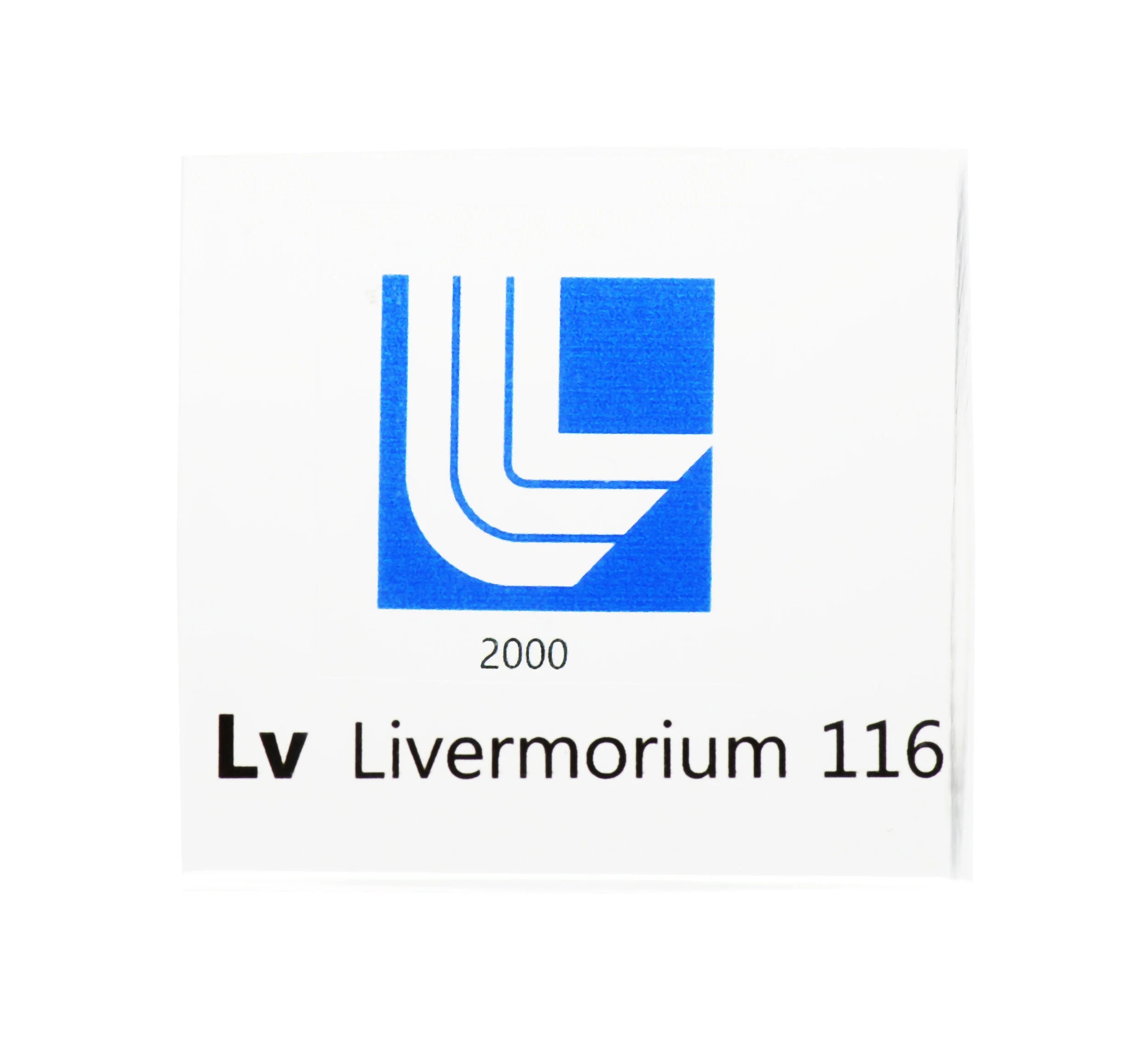Livermorium 50mm Lucite Cube