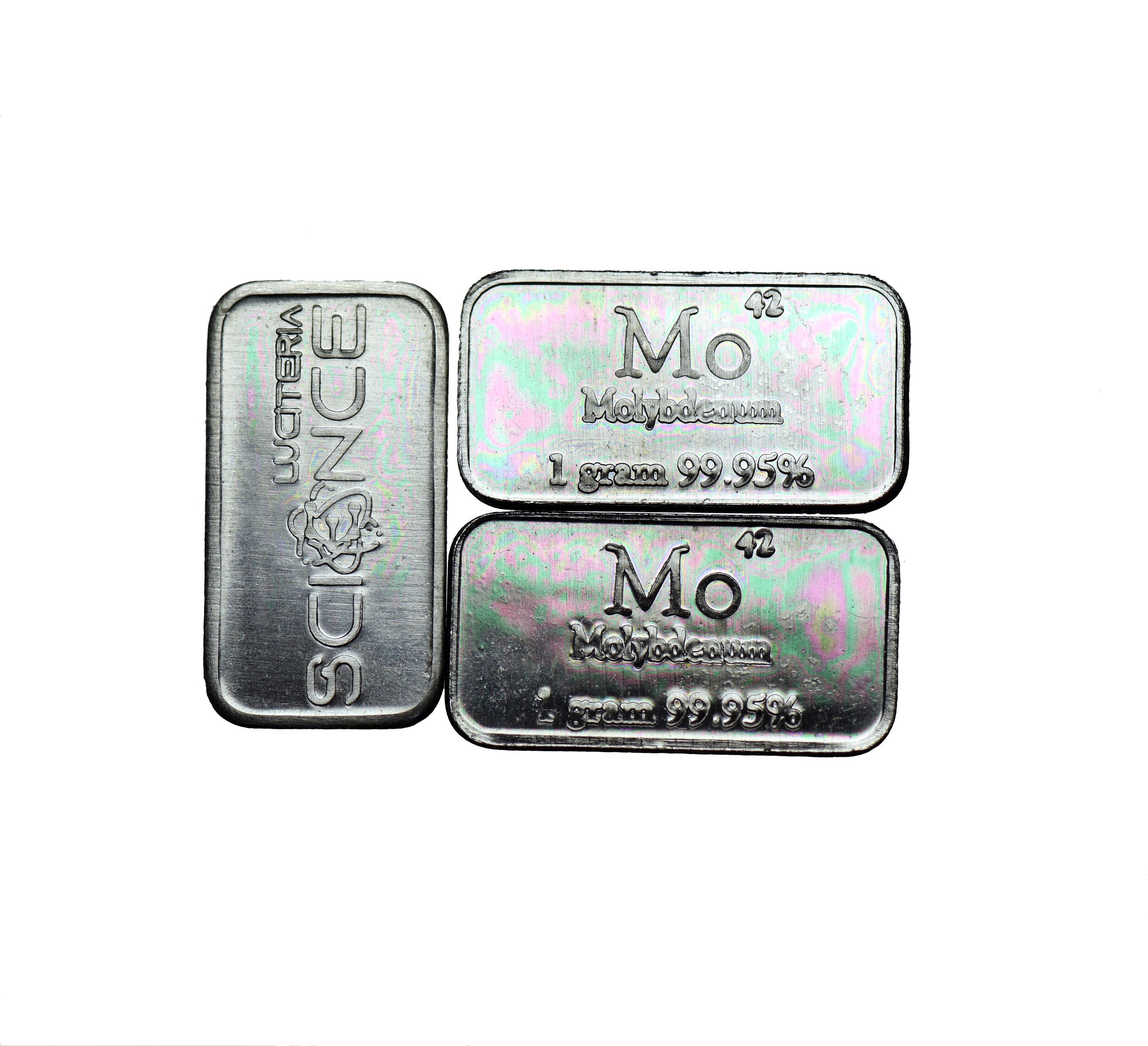 Molybdenum .9999 1 Gram Bar