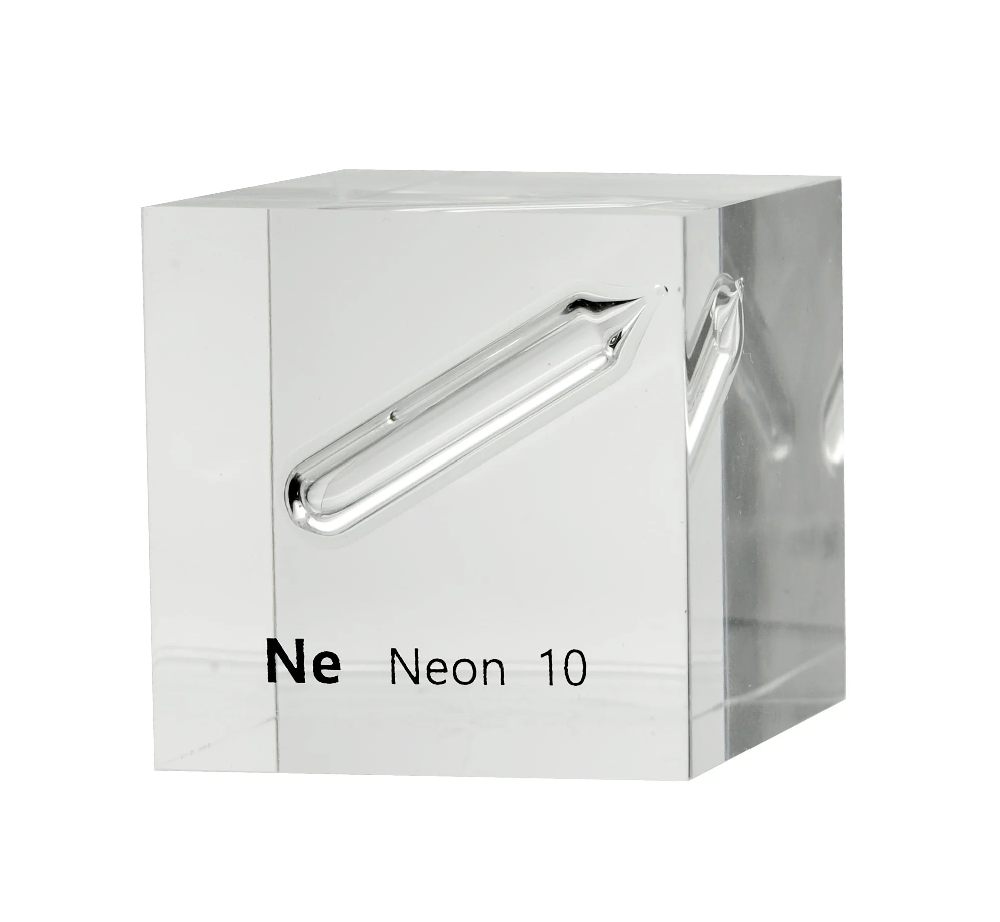 Neon 50mm Lucite Cube