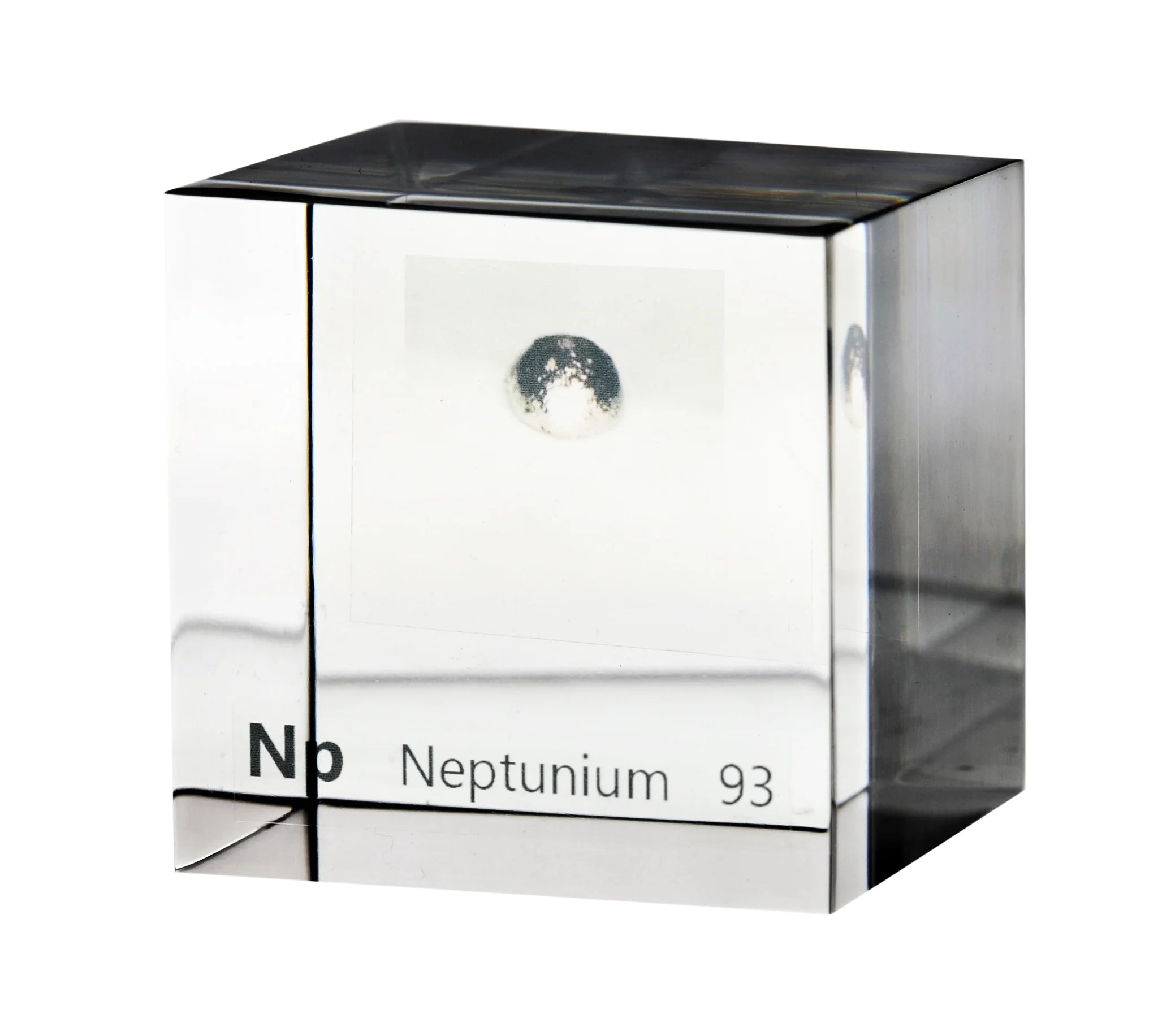 Neptunium 50mm Lucite Cube