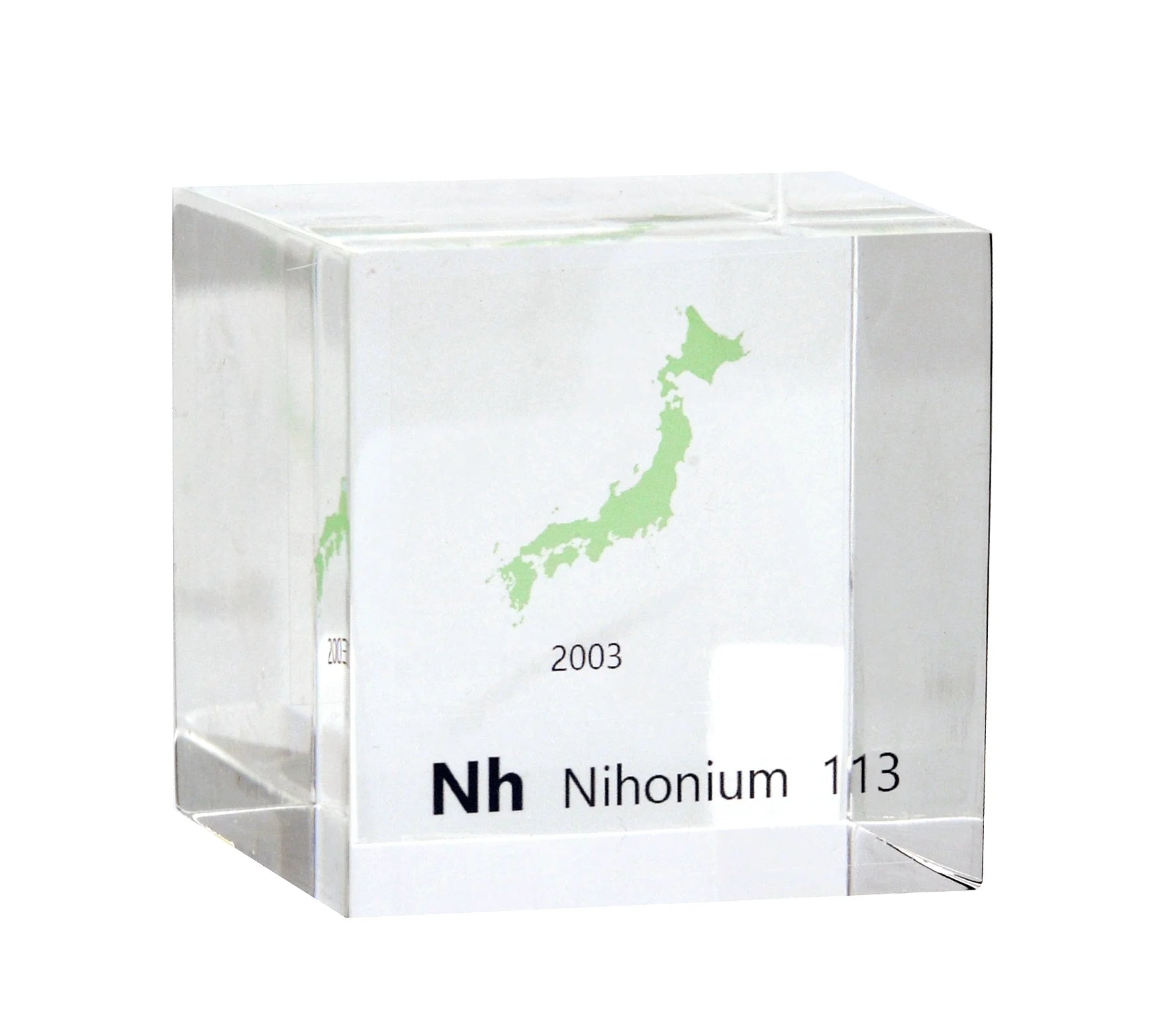 Nihonium 50mm Lucite Cube