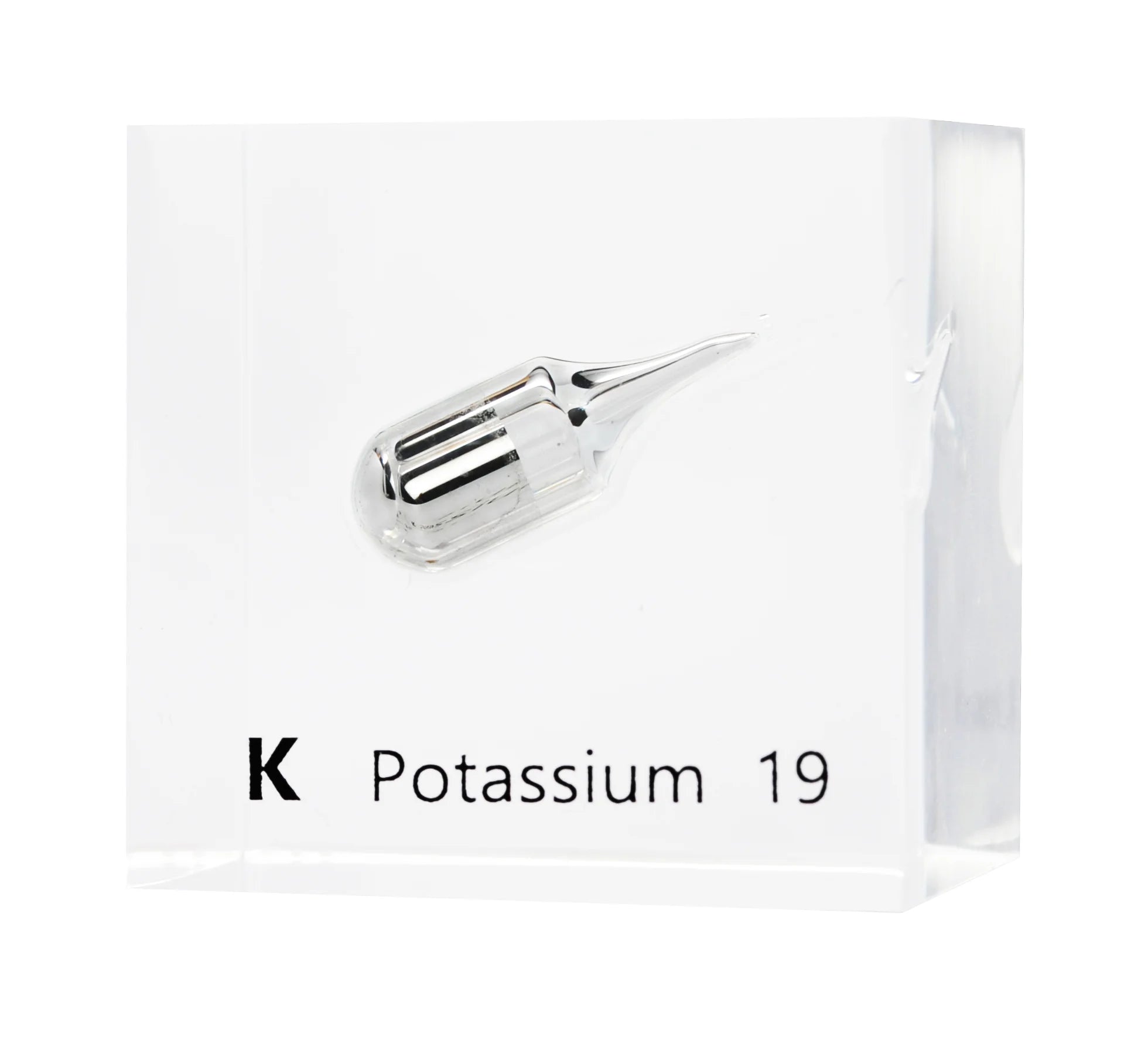 Potassium 50mm Lucite Cube