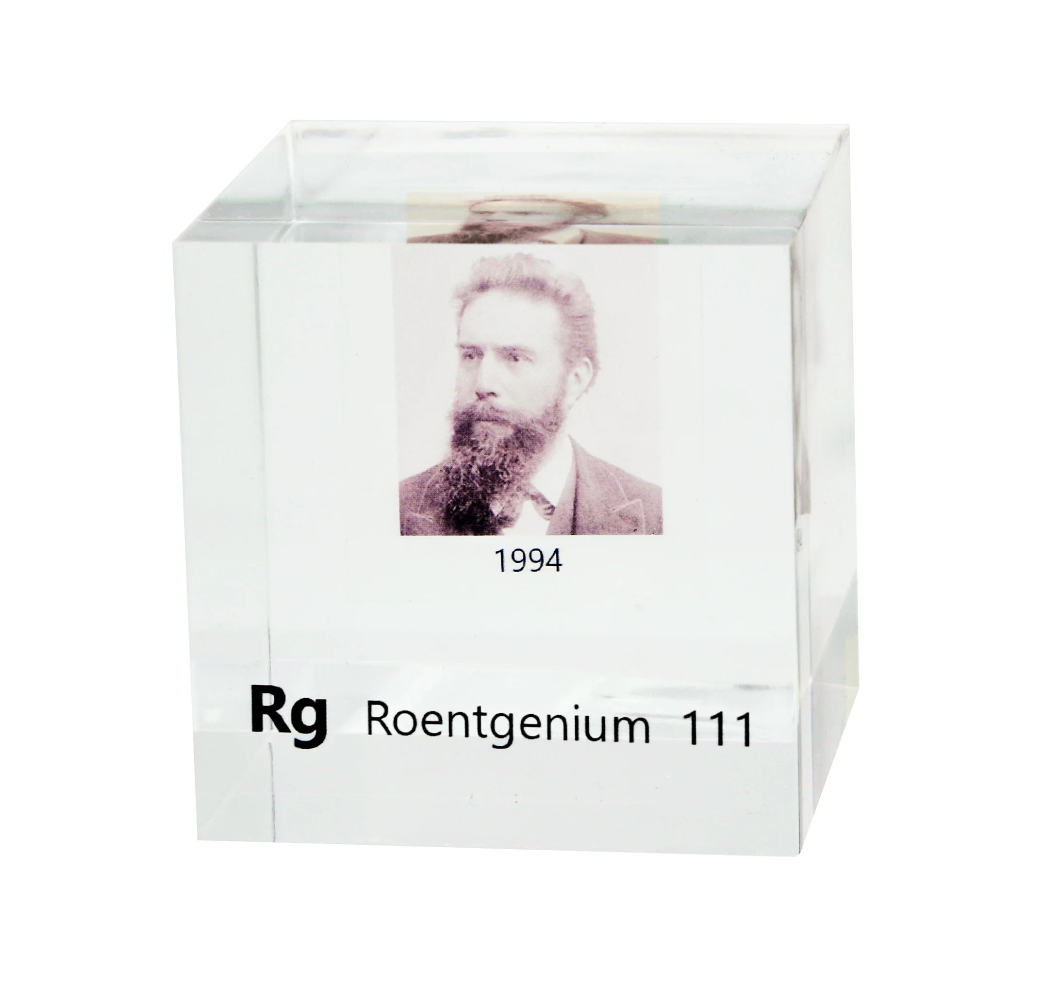 Roentgenium 50mm Lucite Cube