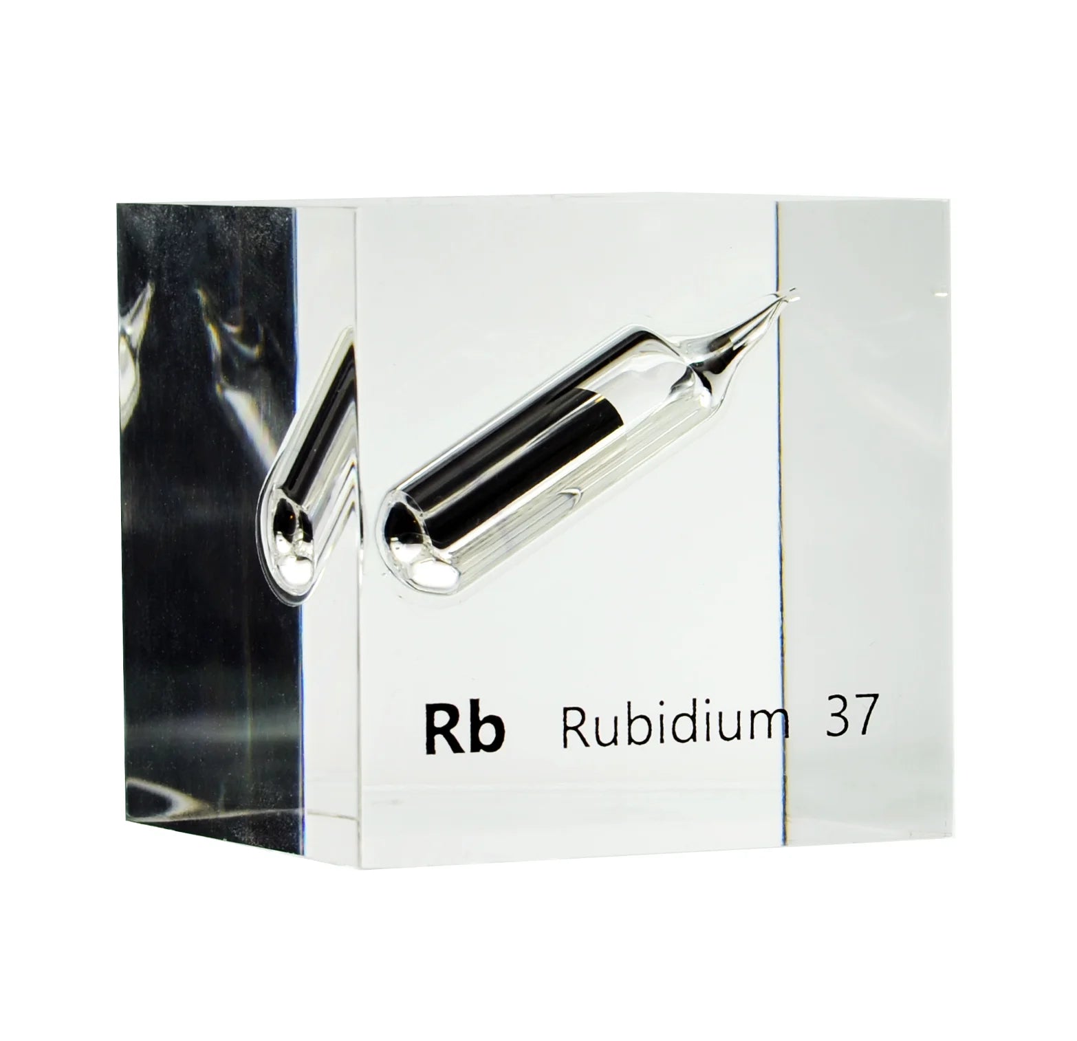Rubidium 50mm Lucite Cube