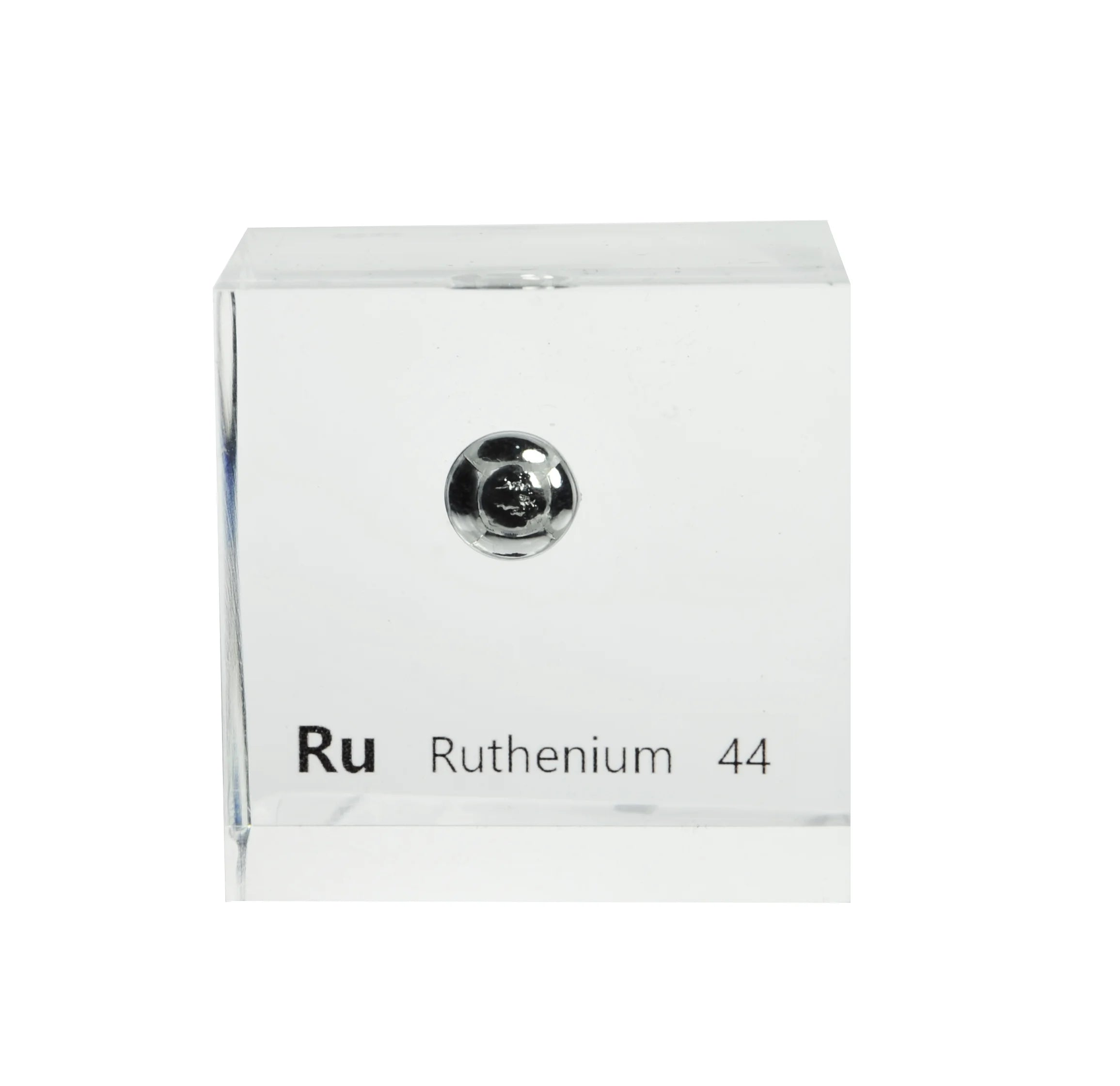 Ruthenium 50mm Lucite Cube