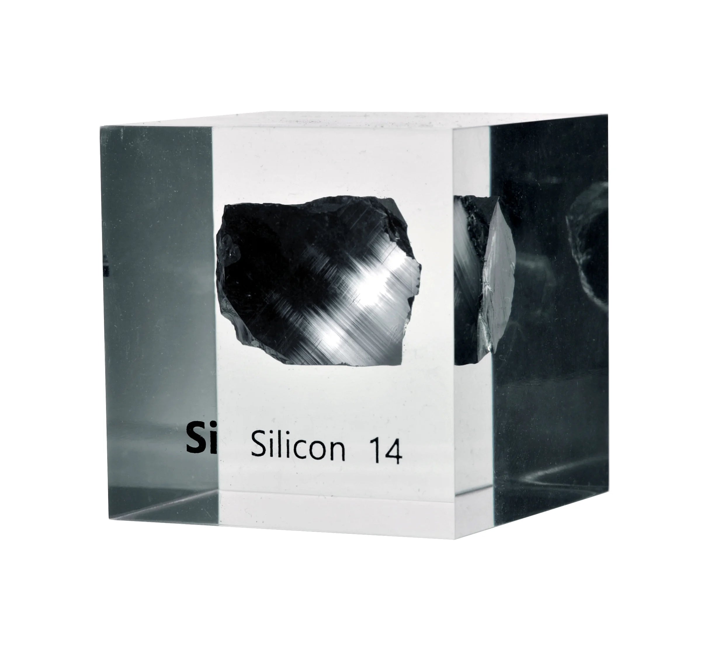 Silicon 50mm Lucite Cube