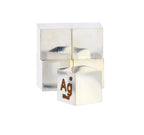 Silver Mirror Cube