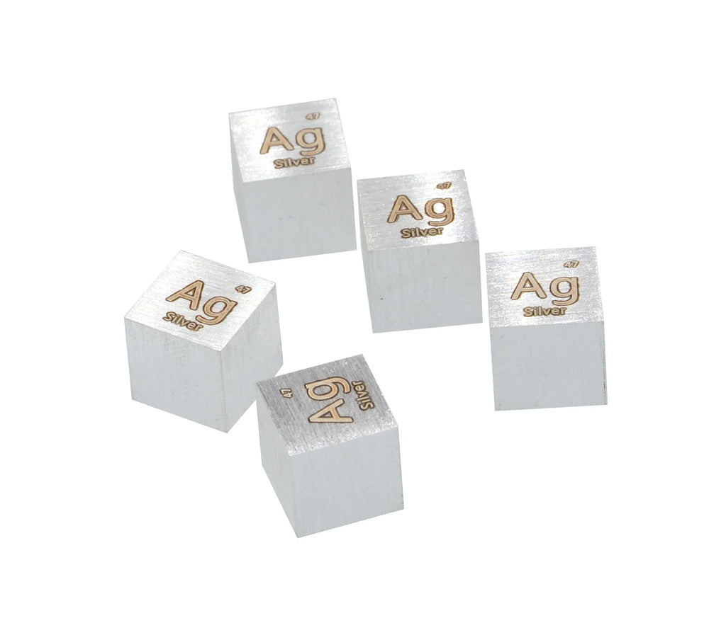 Silver Metal Cube 99.9%
