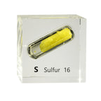 Sulfur 50mm Lucite Cube