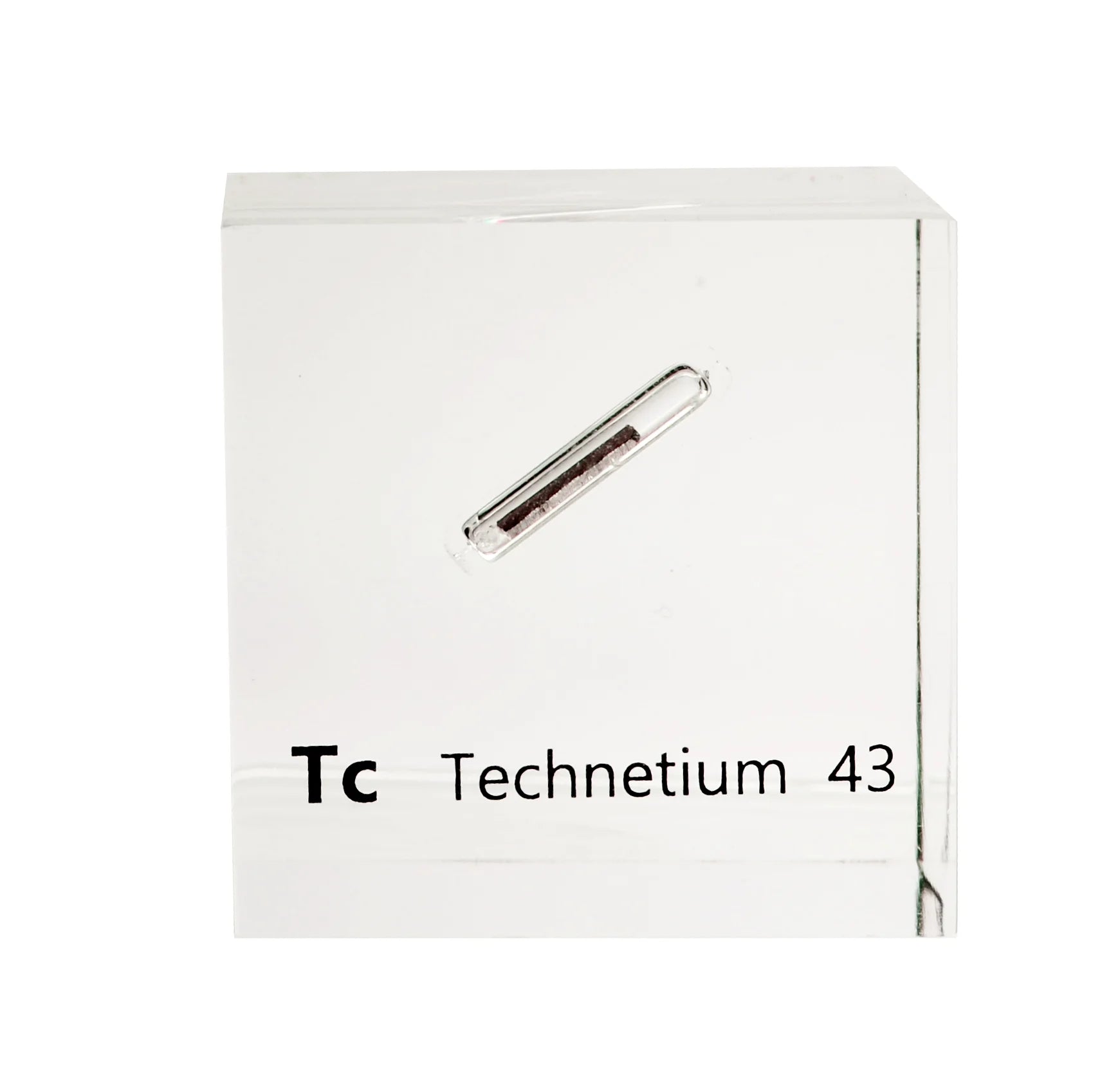 Technetium 50mm Lucite Cube