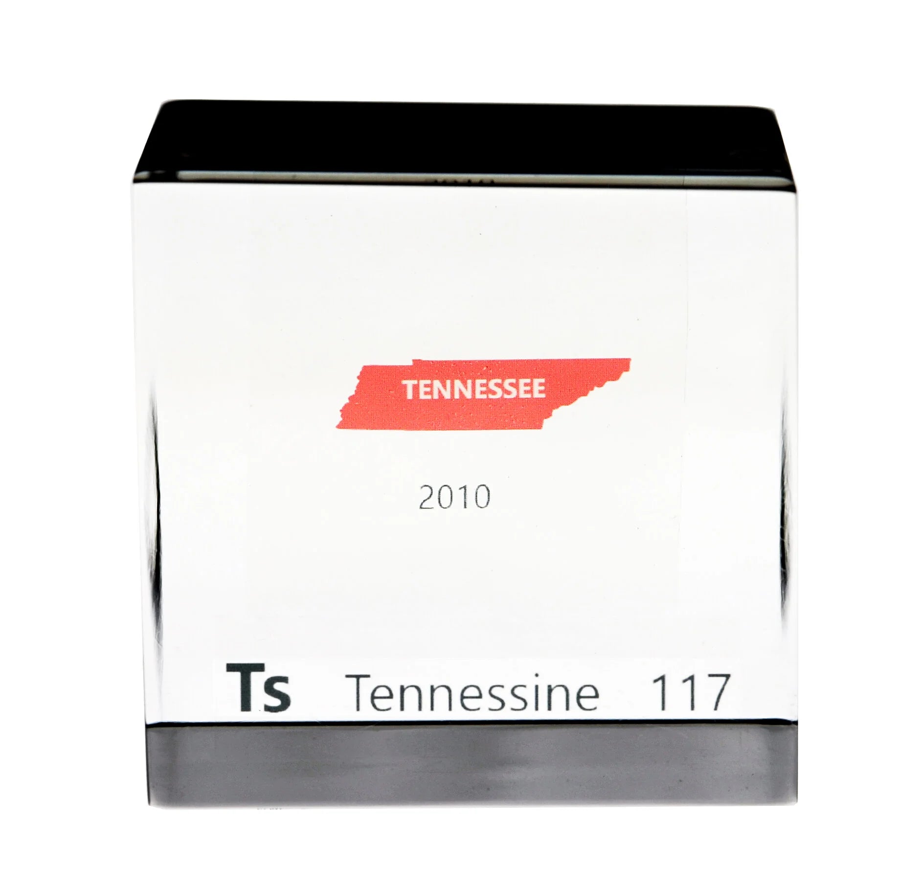 Tennessine 50mm Lucite Cube